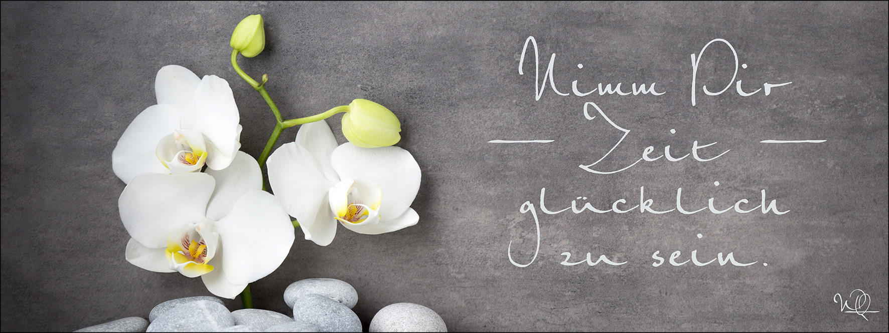 PRO ART Glas-Art 80x30cm Wellness Slogan II