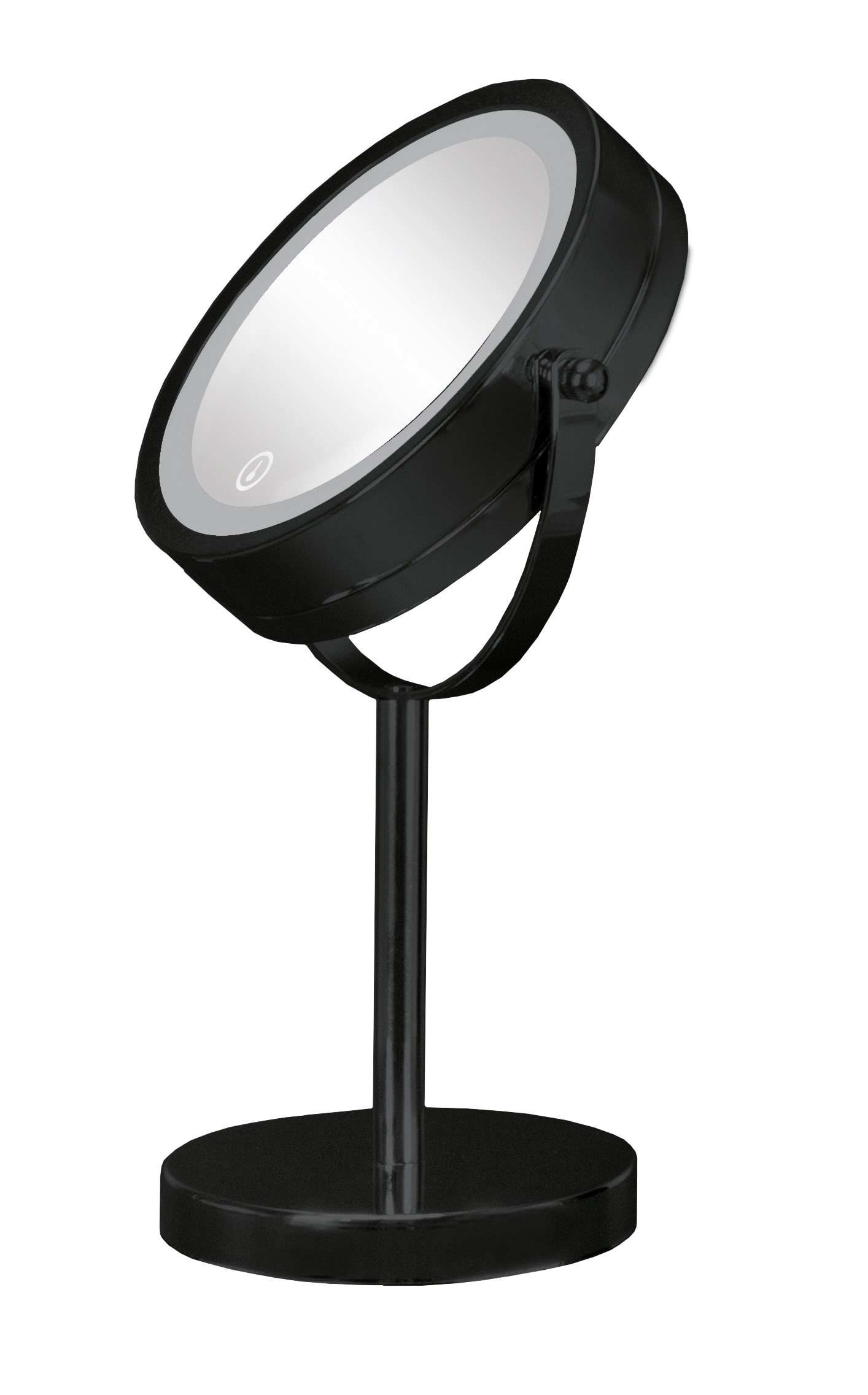 Kleine Wolke Kosmetikspiegel BRIGHT MIRROR ca. 17,5x12cm in Farbe Schwarz