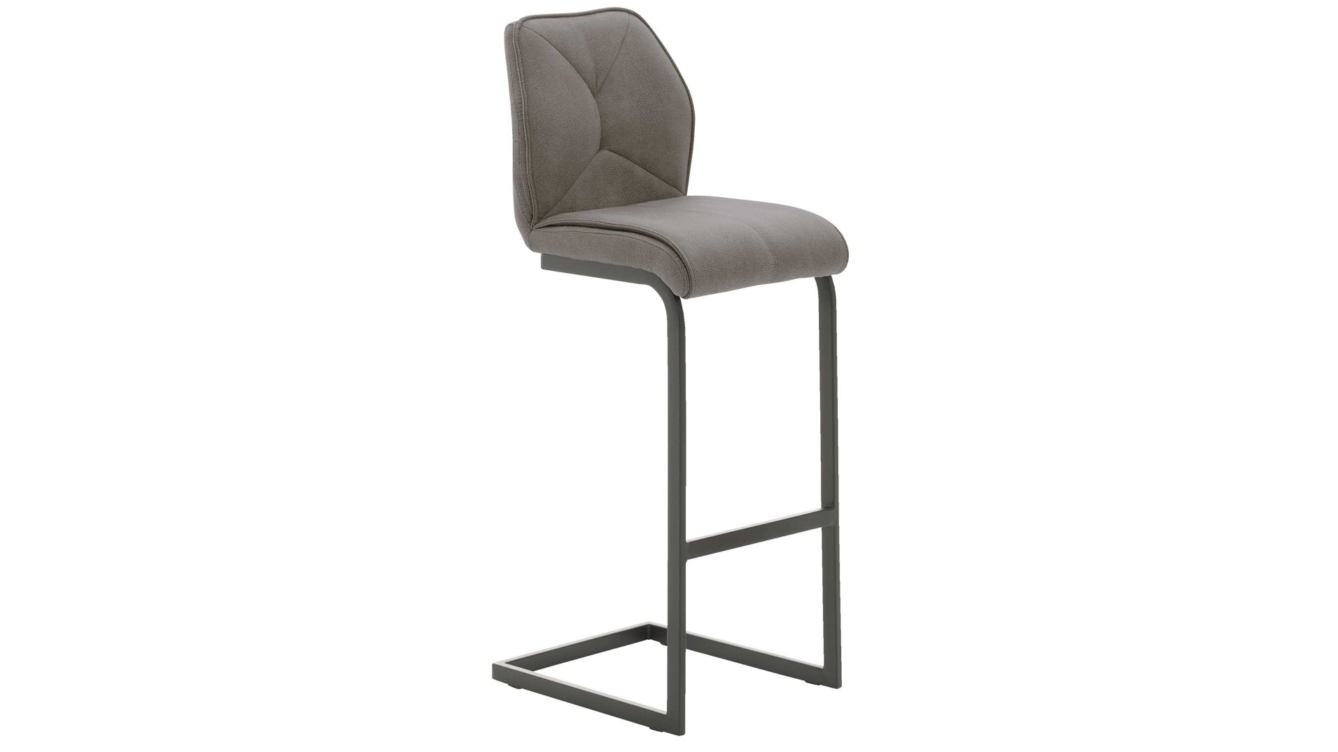 Interliving Barstuhl 5104 ca. 40x110x53cm in dunkelgrau Onyx 
