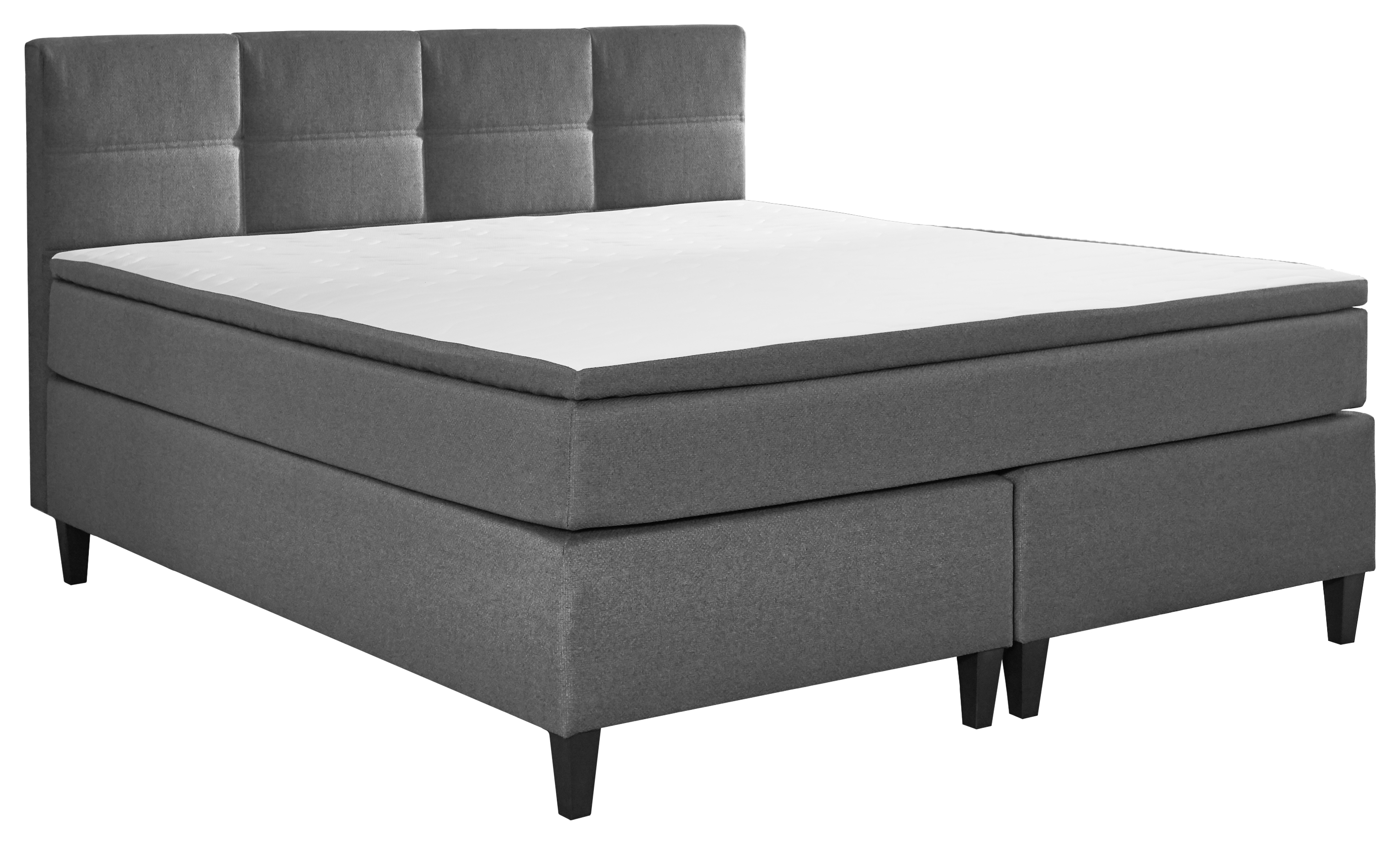 Sun Garden Boxspringbett Surrey ca. 140x200cm Schwarz Sun Garden Boxspringbett SURREY in Stoff 50512-700 anthrazit