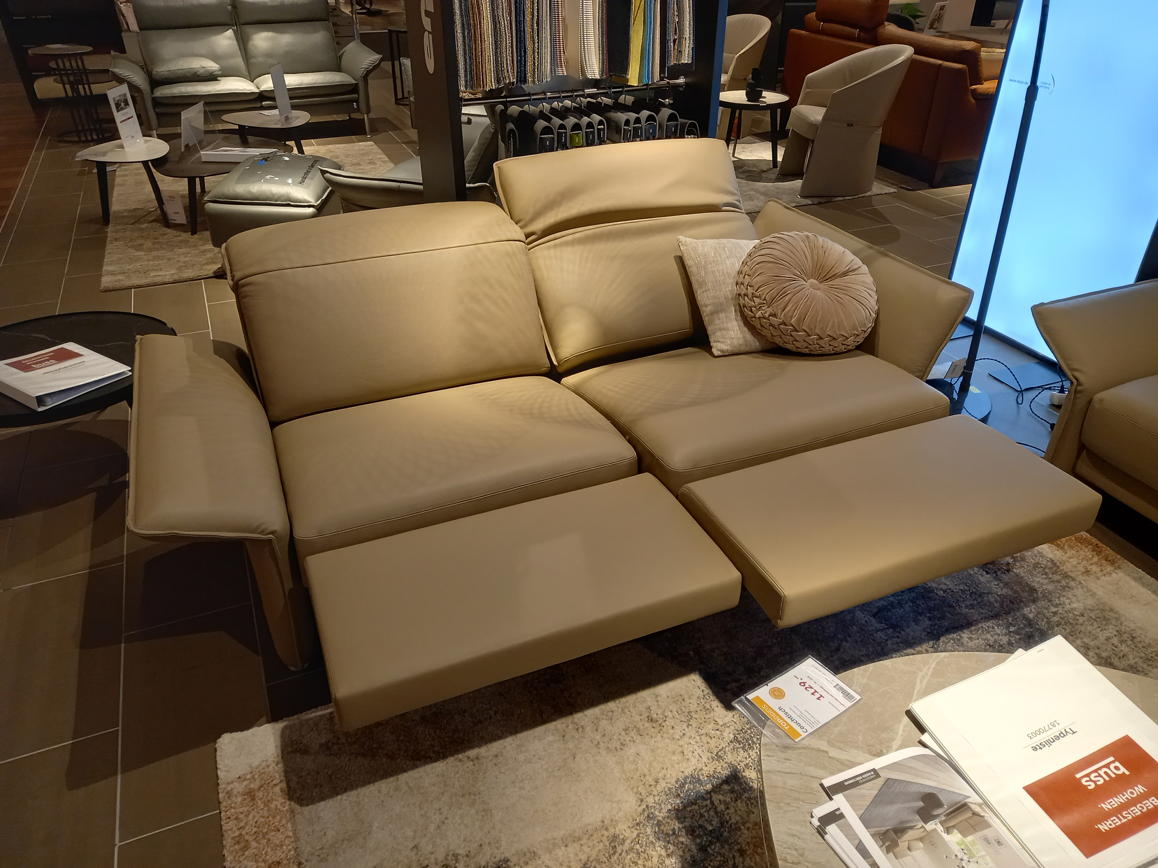 Erpo Polstergruppe AVANTGARDE AV960 in Leder stone