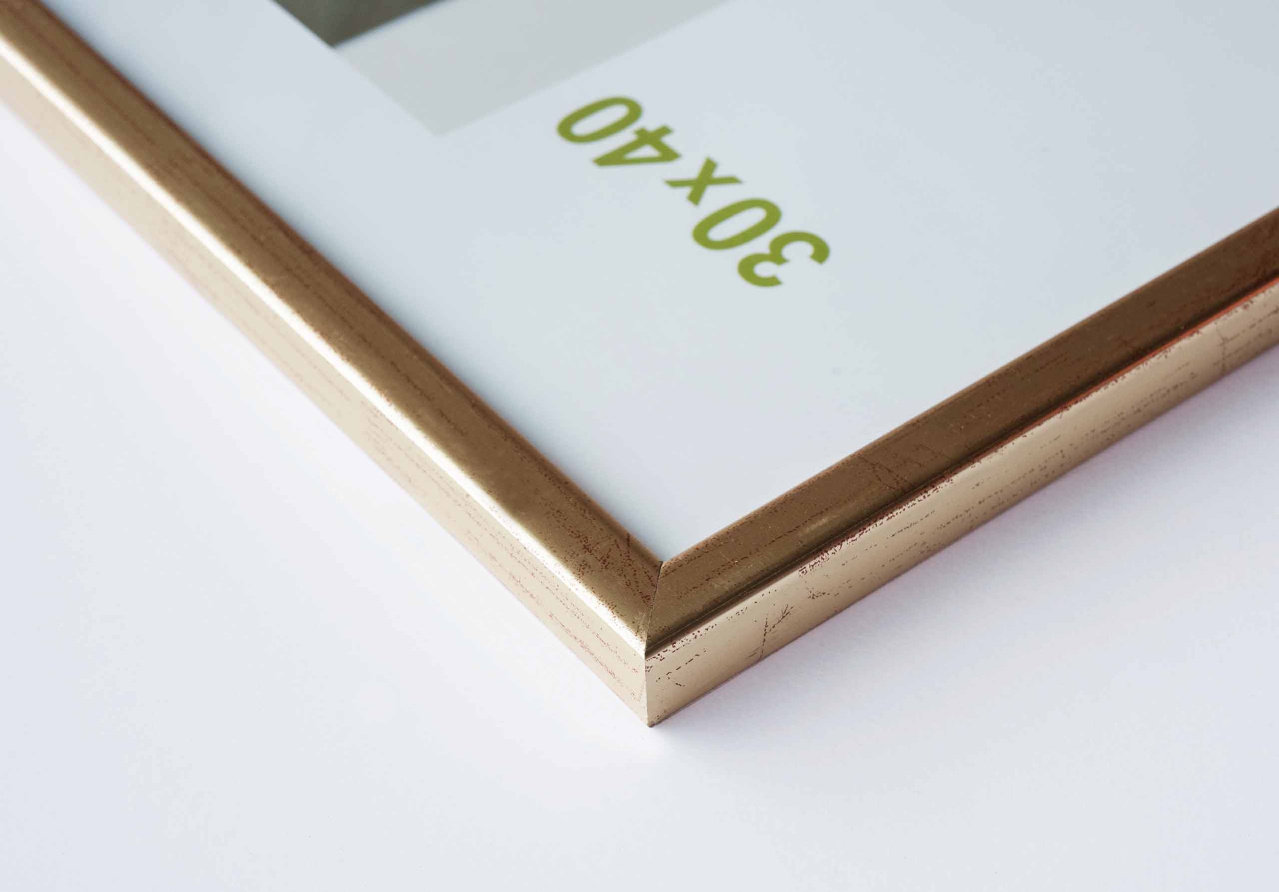 Accent by Nielsen Holz Bilderrahmen Zoom ca. 24x30cm in Farbe Gold
