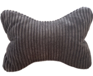 Fynch-Hatton Lesekissen KARIAMA in Farbe truffle, Kissen, Schnurkissen, Cord-Kissen, Kissenform, Rippstrick-Kissen
