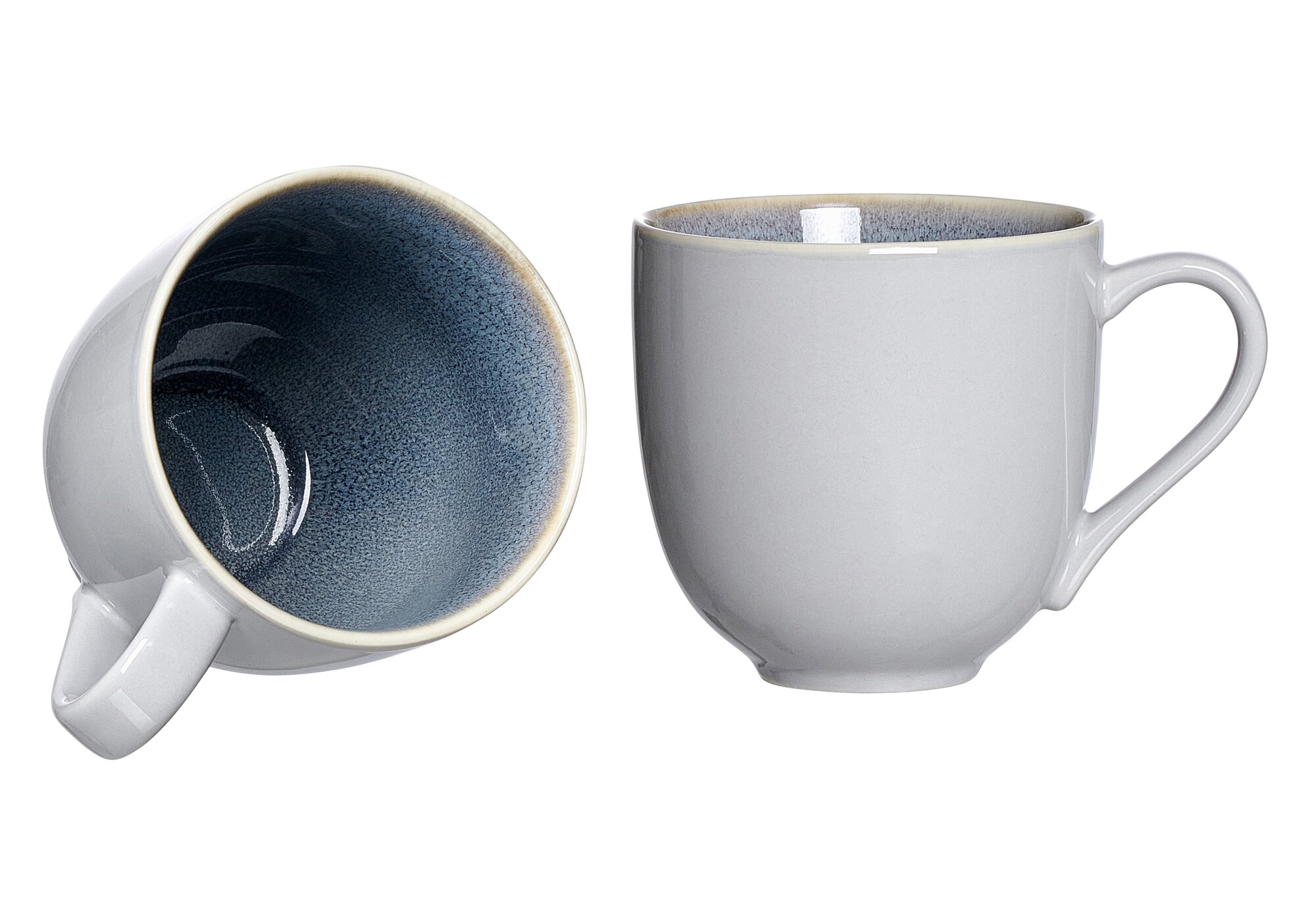 Ritzenhoff & Breker Henkelbecher 440ml SKAGEN aus Porzellan grau Ritzenhoff & Breker Henkelbecher 440ml SKAGEN aus Porzellan grau