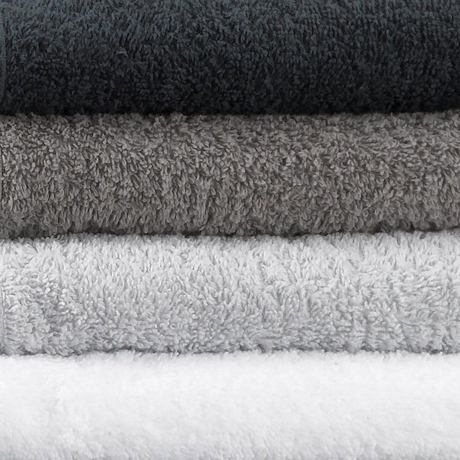 Kela Handtuch LADESSA in Farbe Granitgrau, Fleece, Stoff, Fell, Textil