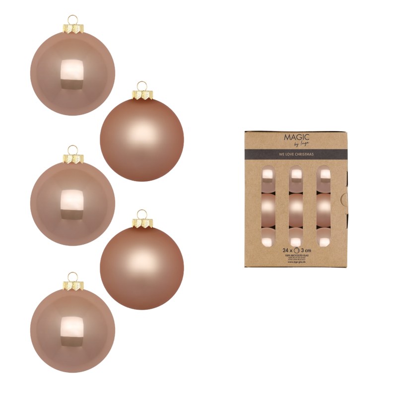 Kugel 3cm in Farbe Golden Sesame (24 Stück/Box), Zubehor, Ohrring, Schmuck, Perle, Pille