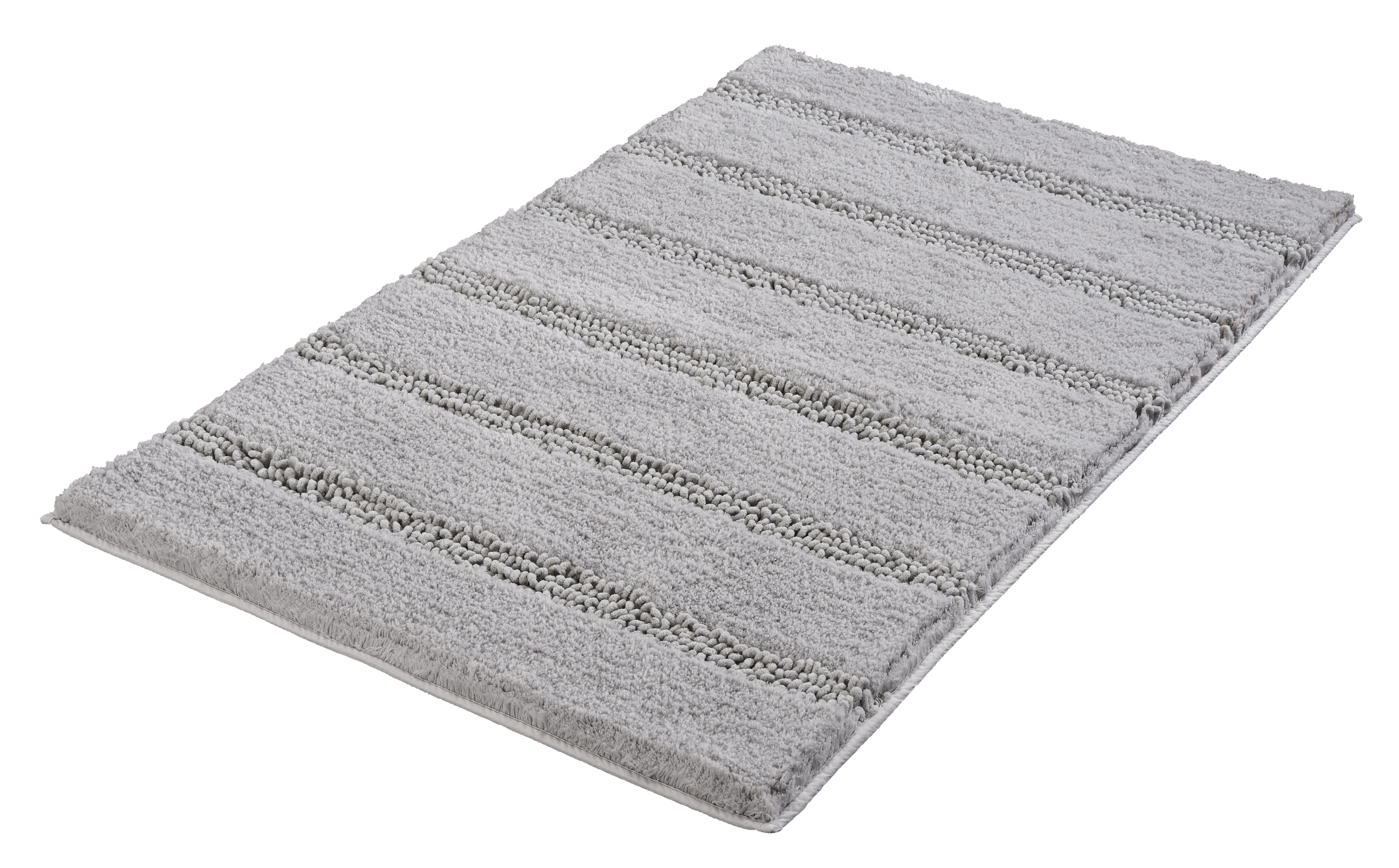 Kleine Wolke Badteppich MONROVIA ca. 70x120cm in Farbe Platin