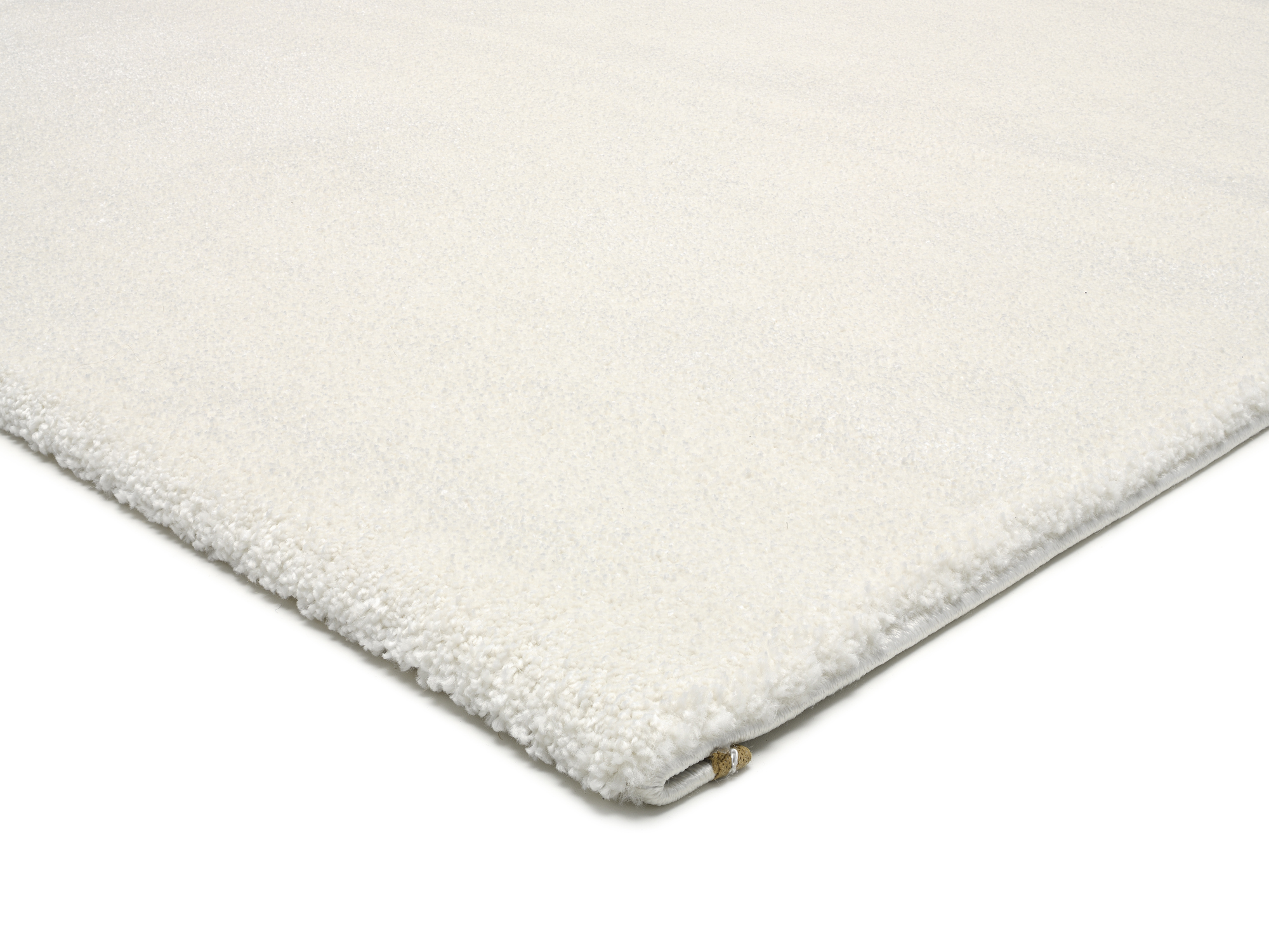 OCI Uni-Teppich PULSAR ca. 200x290cm in Farbe off-white OCI Uni-Teppich PULSAR ca. 200x290cm in Farbe off-white, Teppich, Schurwolle, Weiß, Flusen, Kante
