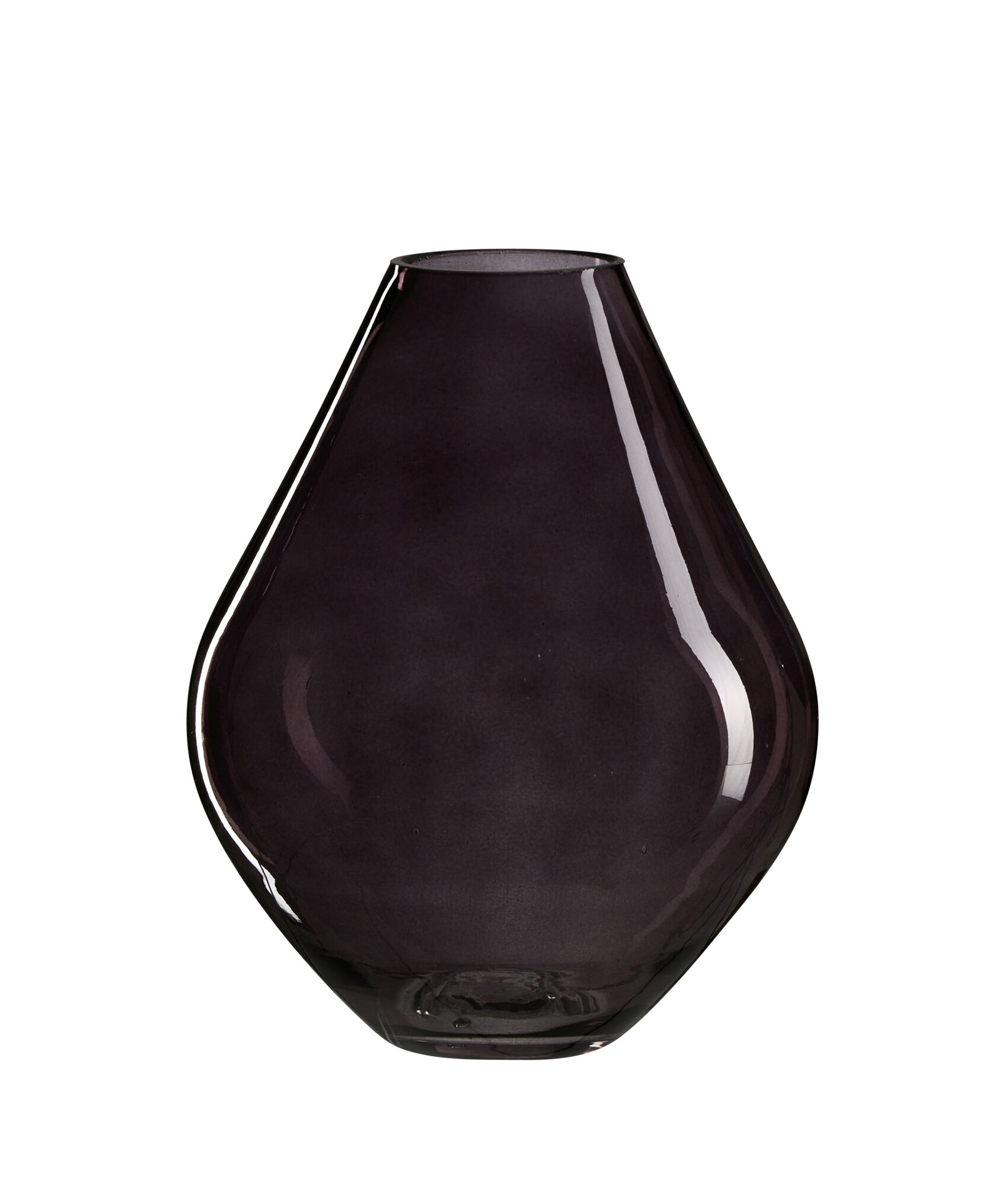 Ritzenhoff & Breker Vase 28cm LARISSA aus Glas anthrazit