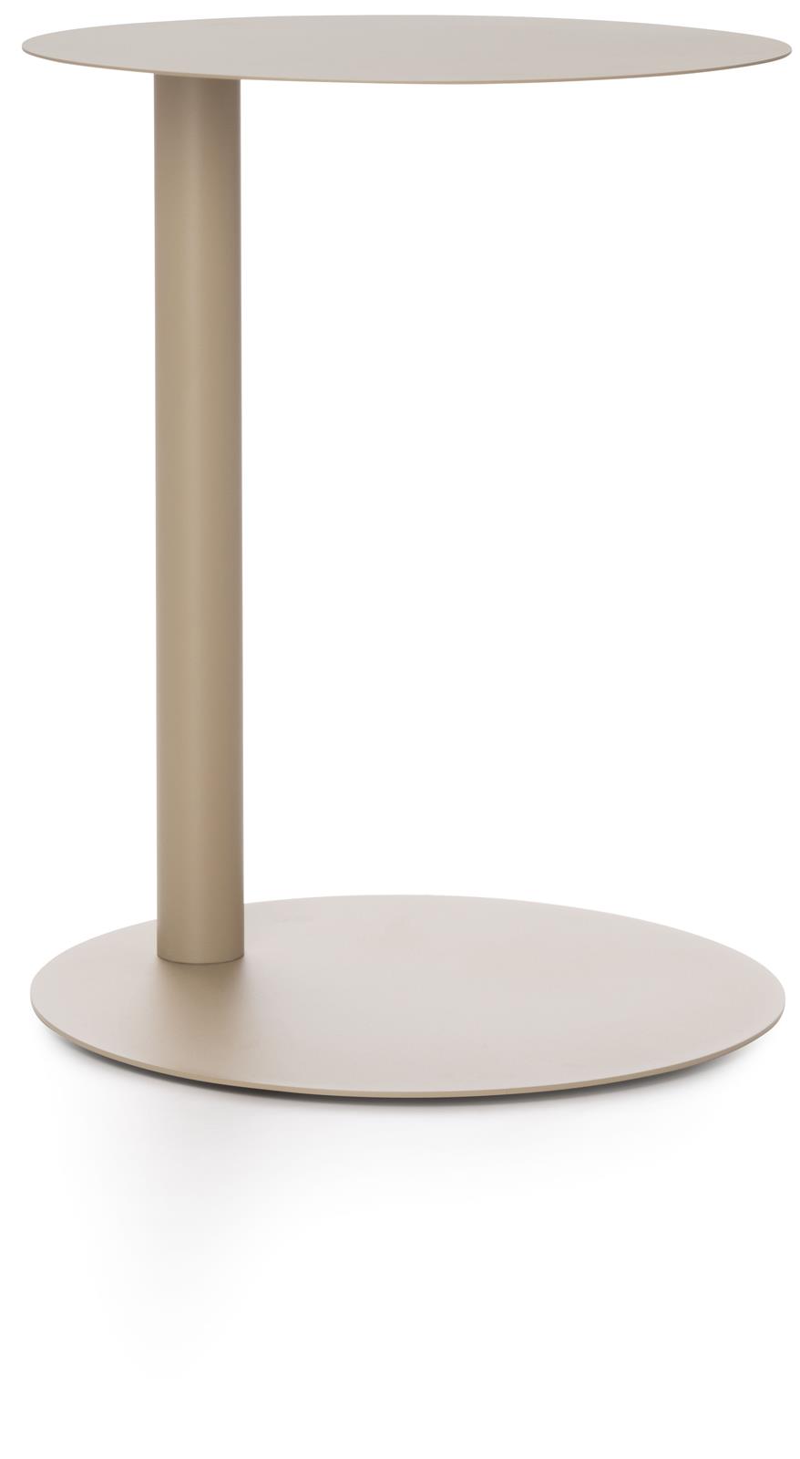 Coco Maison Beistelltisch OWEN ca. B40 H50 T40 cm in Metall taupe
