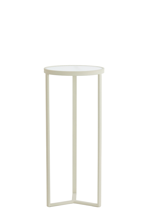 Light & Living Säule RETIRO in Farbe klar, creme, Moebel, Tabelle, Tür, Kaffeetisch