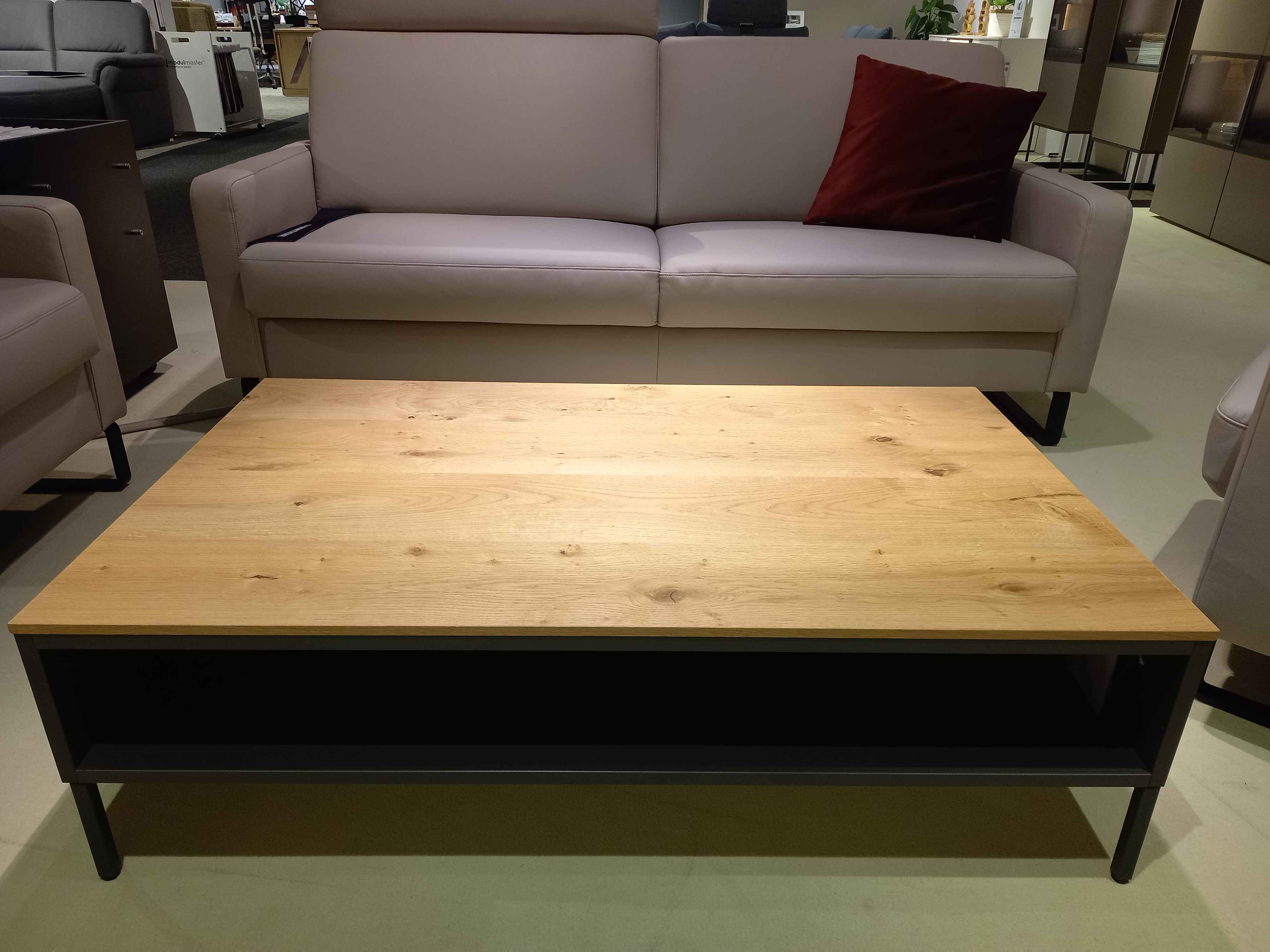Loddenkemper Couchtisch LINEE LIVING in Front/Platte Eiche furniert