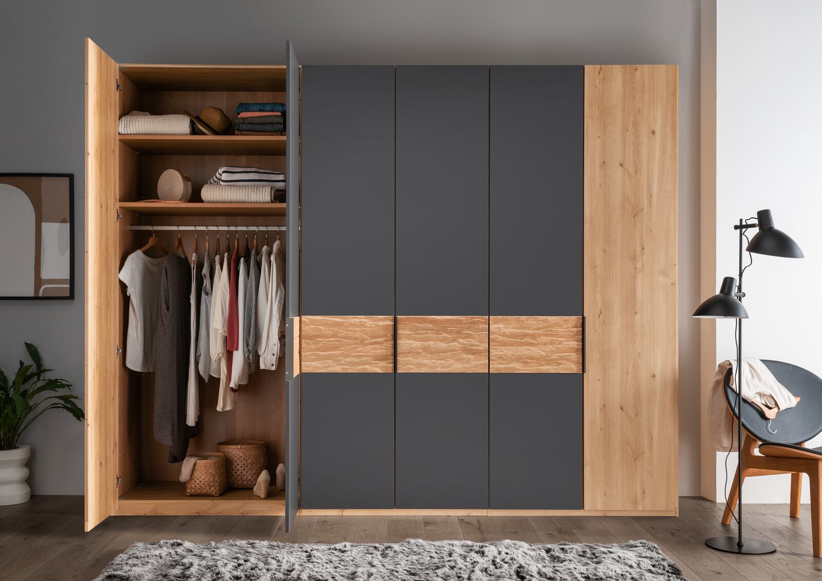 Wiemann Schlafzimmer CADIZ in **Bianco Eiche Nachbildung/