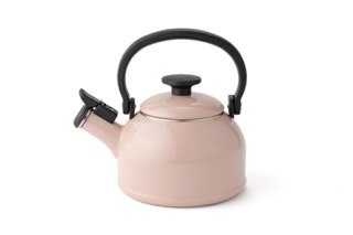 Profino Pfeifender Wasserkessel COTTON, Rosa, 1,6L