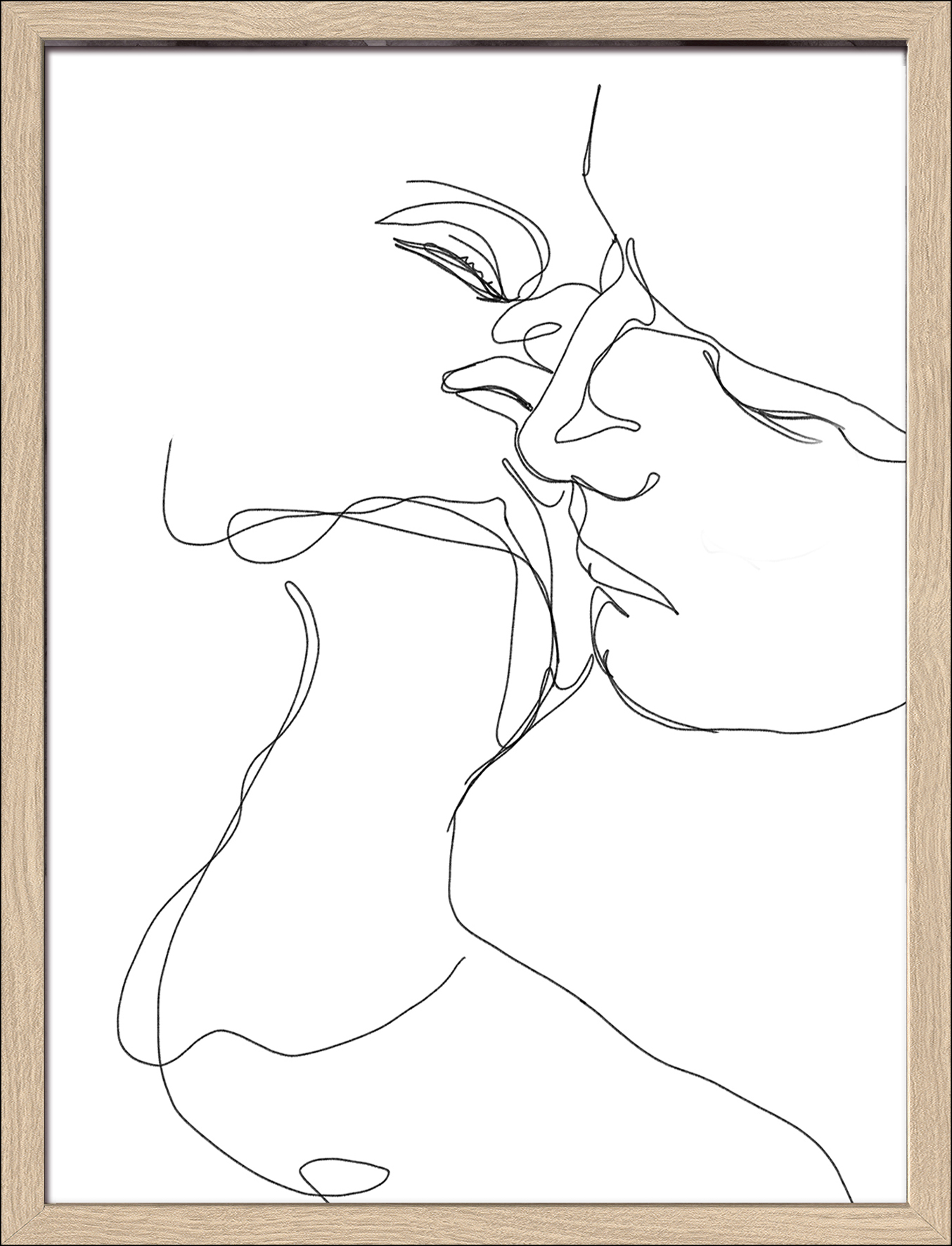 ProArt Framed-Art Slim Scandic 33x43cm Sketch of faces II ProArt Framed-Art Slim Scandic 33x43cm Sketch of faces II