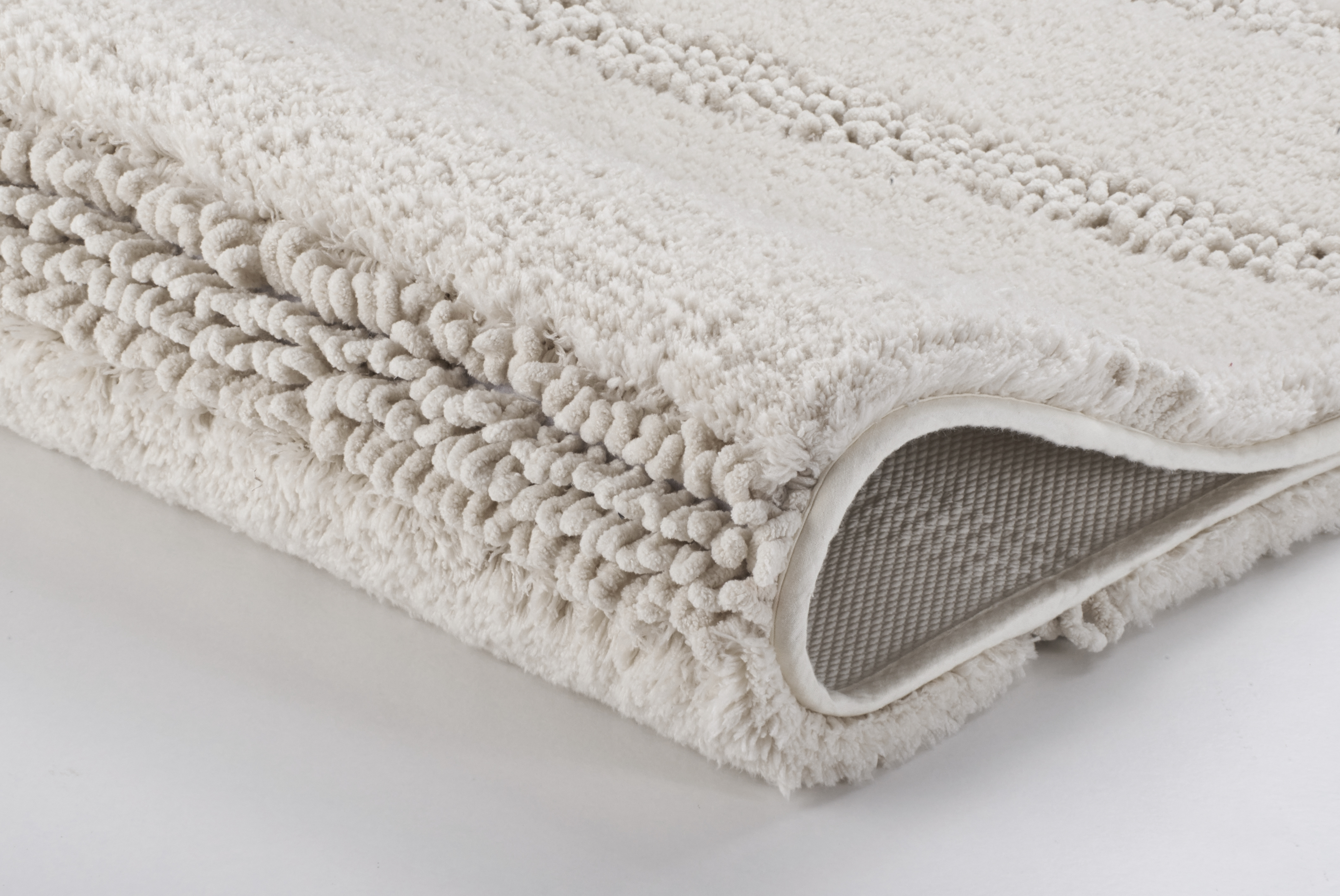 Kleine Wolke Badteppich MONROVIA ca. 60x60cm in Farbe Sandbeige