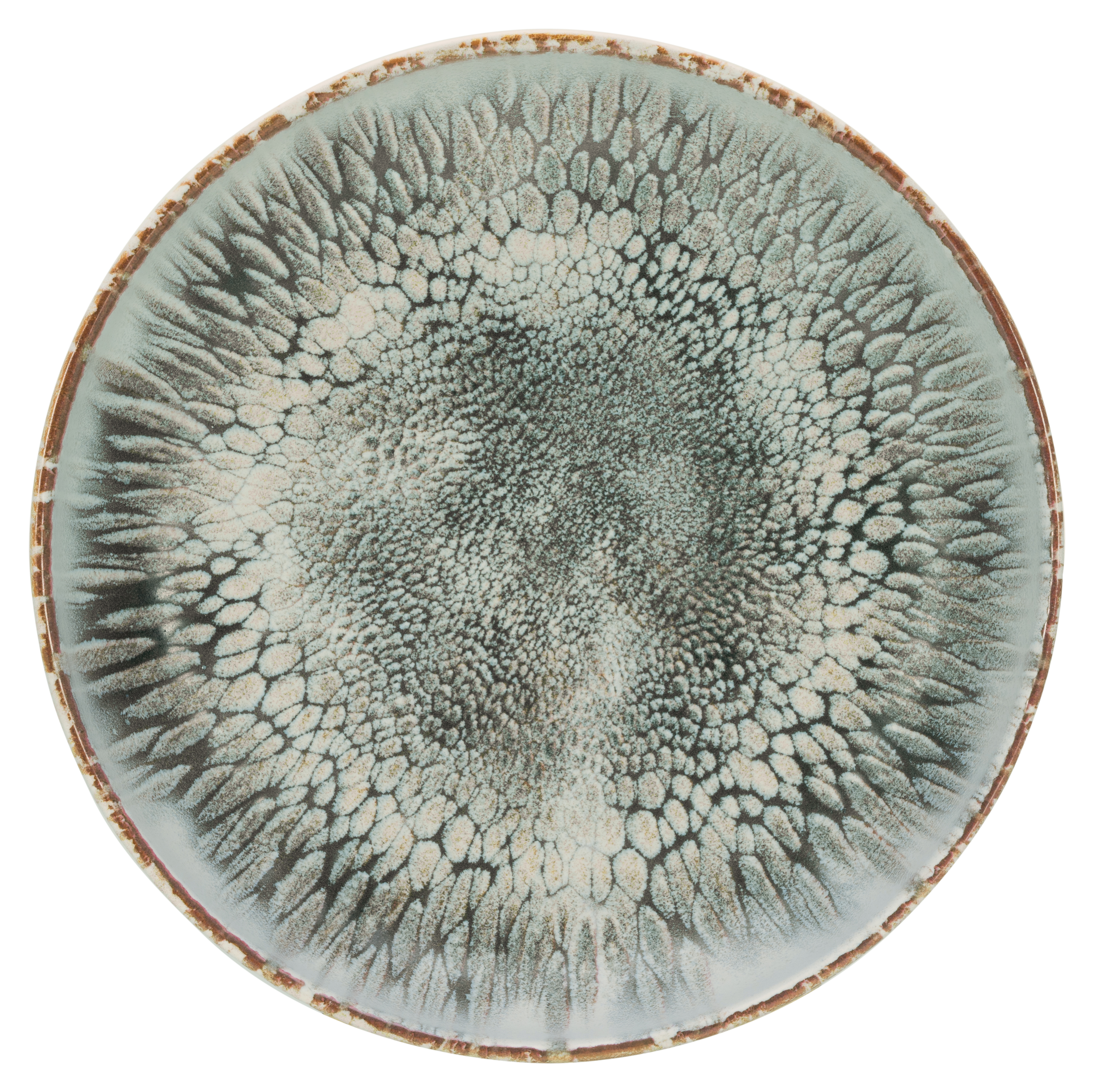 CreaTable Gourmetteller Uno in Farbe Volcano Light seidenmatt