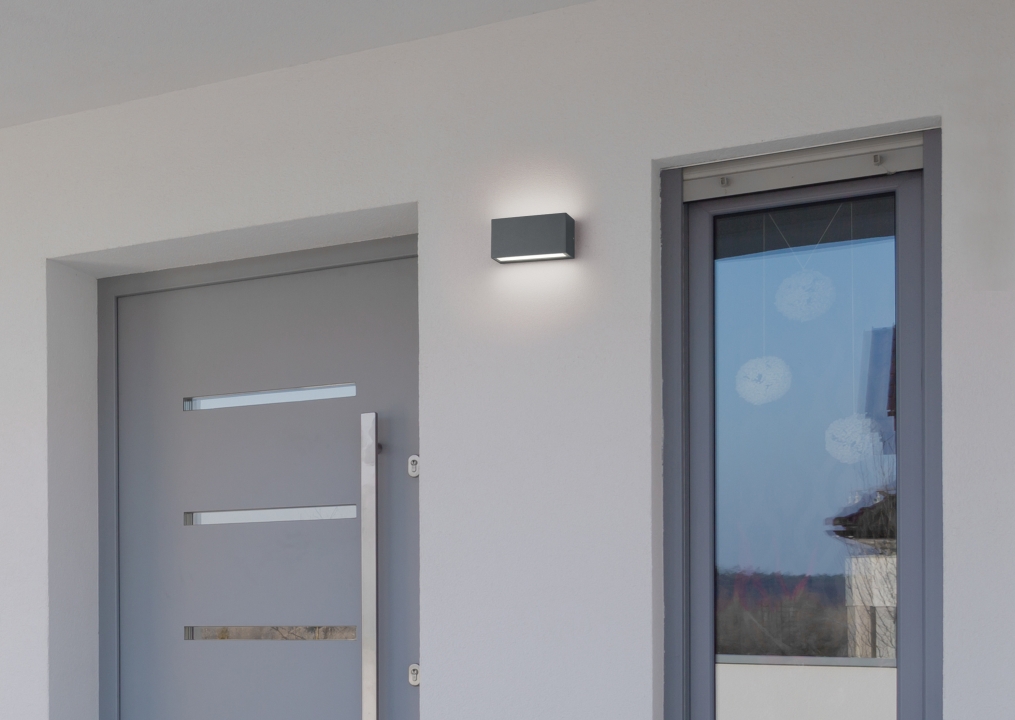 Trio LED-Wandleuchte TRENT 1-flammig in Farbe anthrazit Trio LED-Wandleuchte TRENT in anthrazit