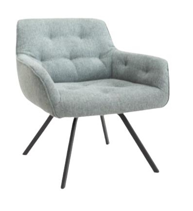 Armlehnstuhl ca. 62x84x64cm in Stoff City light grey