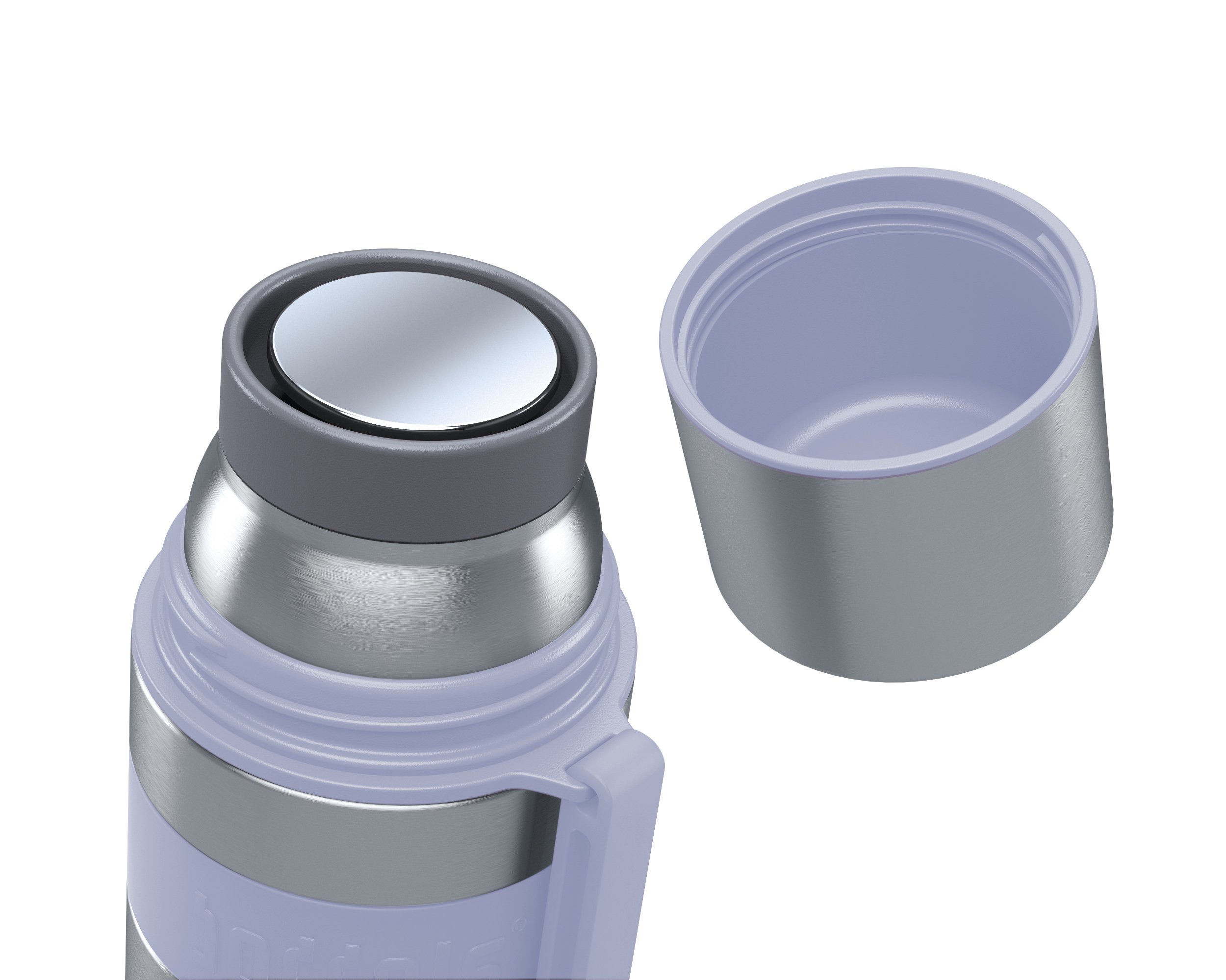 boddels Isolierflasche HEET 350ml in Lavendelblau