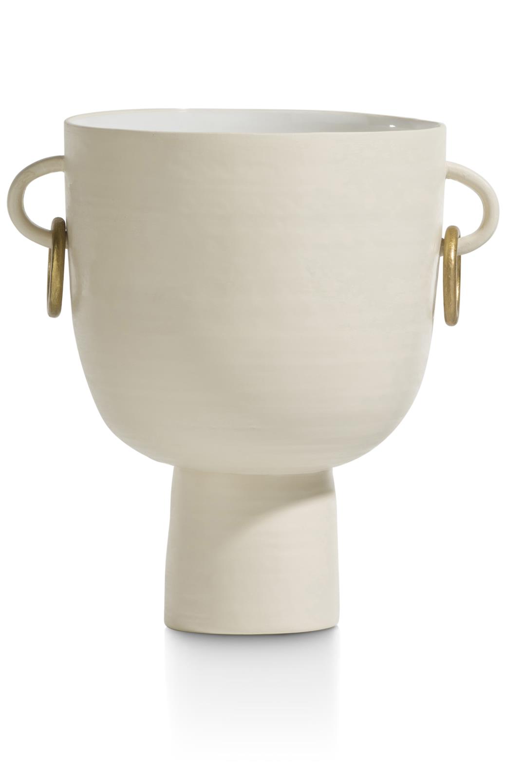 Coco Maison Vase Presley H25cm 48023-CRE Coco Maison Vase Presley H25cm 48023-CRE