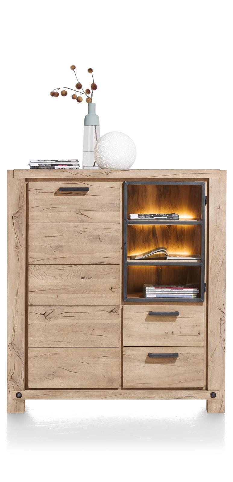 Henders & Hazel Highboard Maitre in Holz Natural lacquered