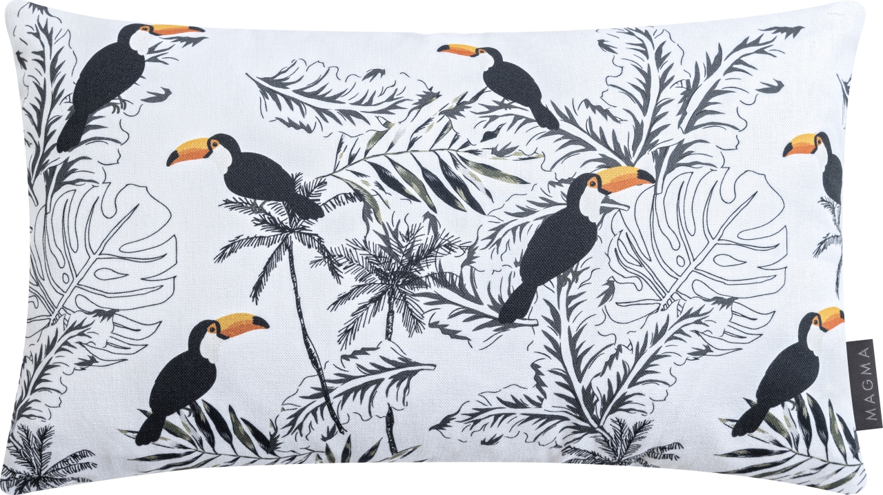 Magma Heimtex Kissenhülle TUKAN 30x50cm in Farbe schwarz