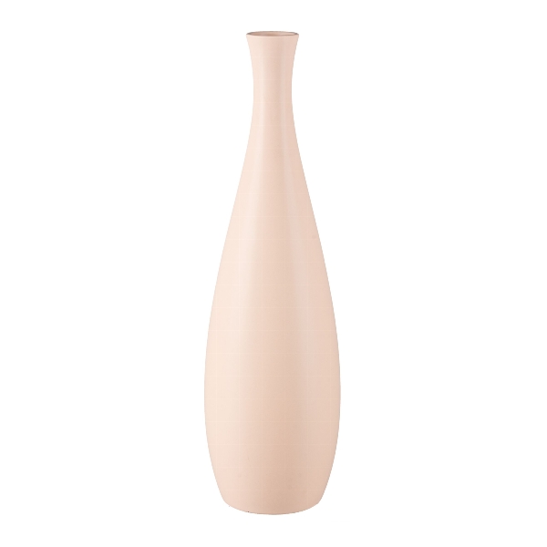 Porzellanvase ca.40x12x12cm BAHIA in , Vase, Kleine Vase, Porzellan, Rosa, einfaches Design
