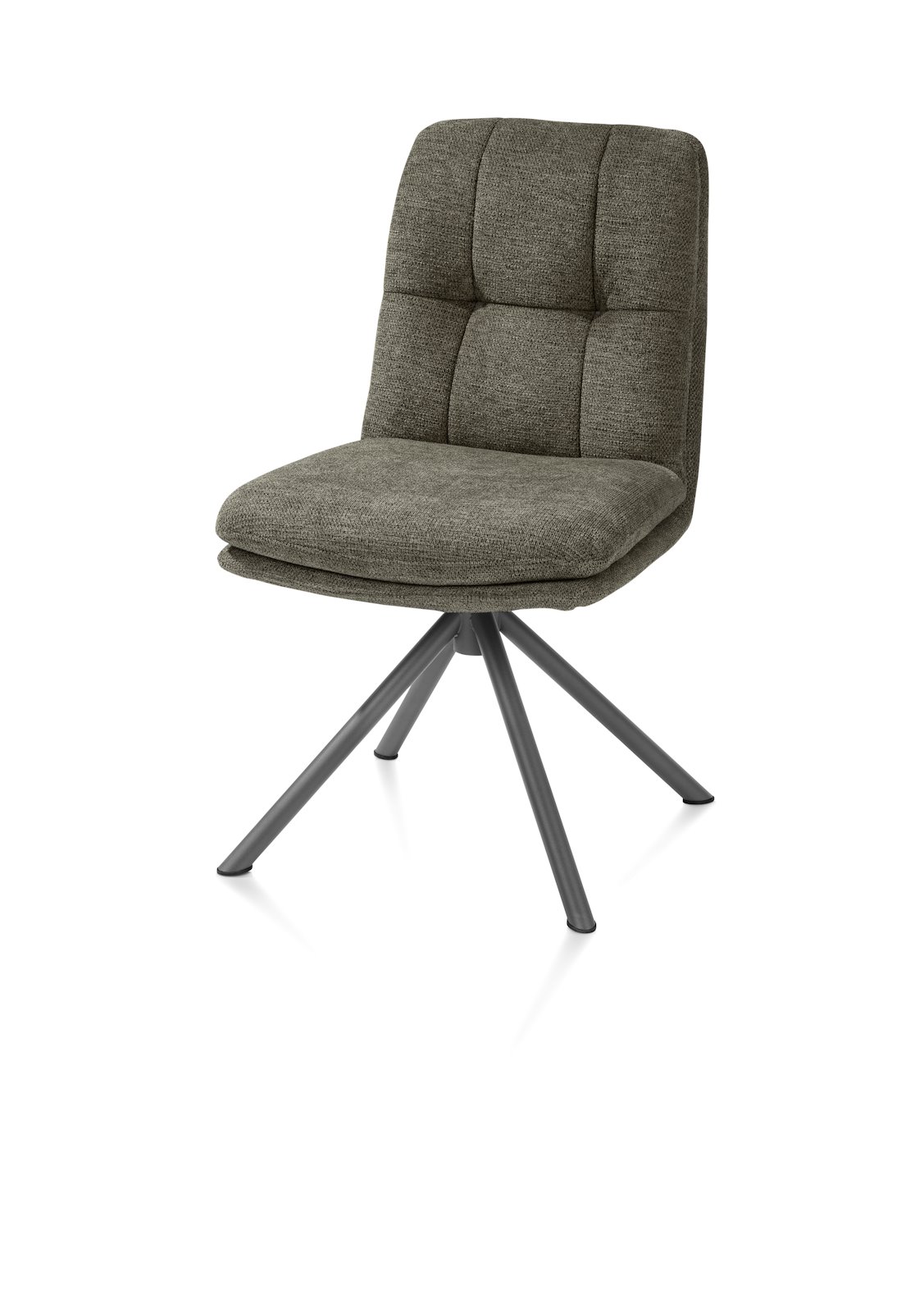 Habufa Stuhl MADELAINE ca. B64 H90 T69 cm in Stoff Vada moosgruen, Moebel, Stuhl