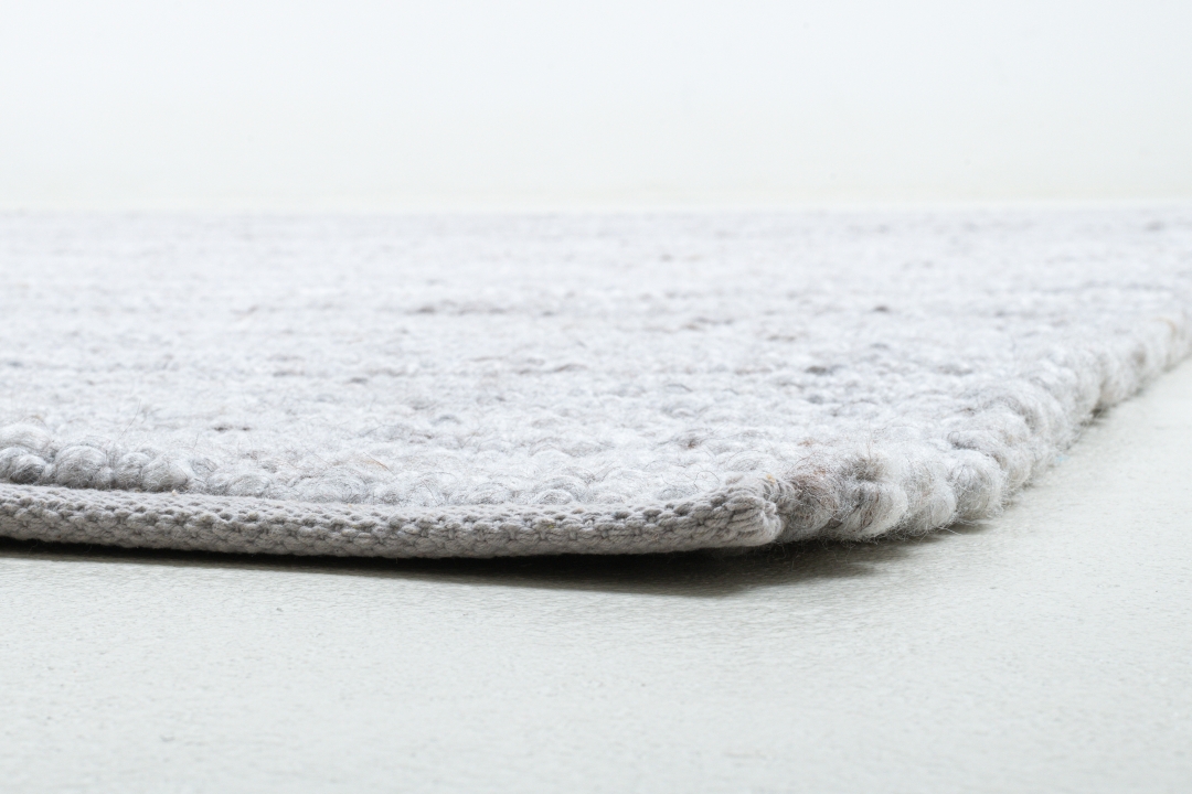 Theo Keller Handwebteppich Paula ca. 130x200cm in Farbe Light Grey