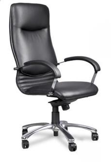 Chefsessel NOVA STEEL XXL in Schwarz Nowy Styl Chefsessel NOVA STEEL XXL in Softleder LE-01 schwarz