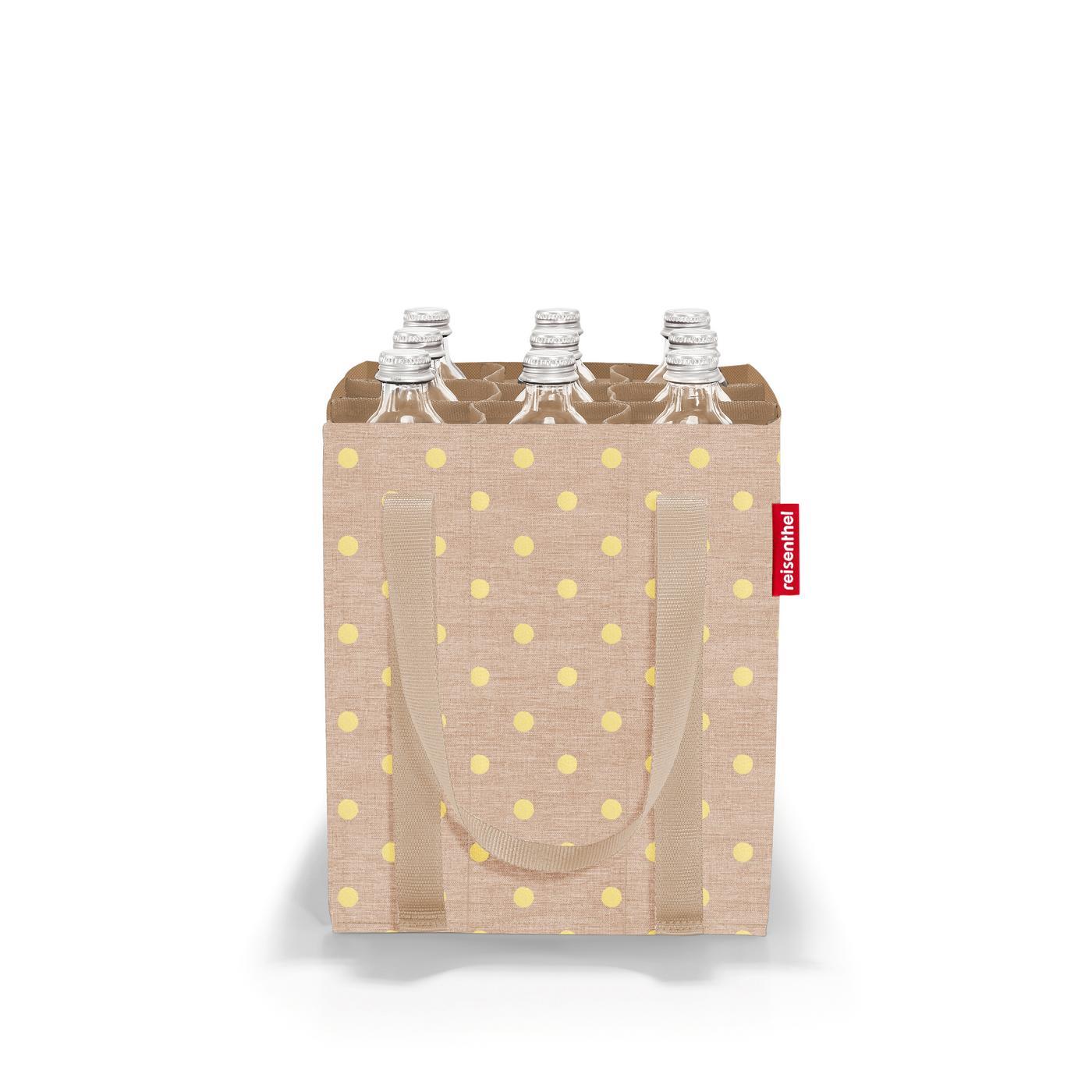 Reisenthel BOTTLEBAG in Farbe metallic dots coffee
