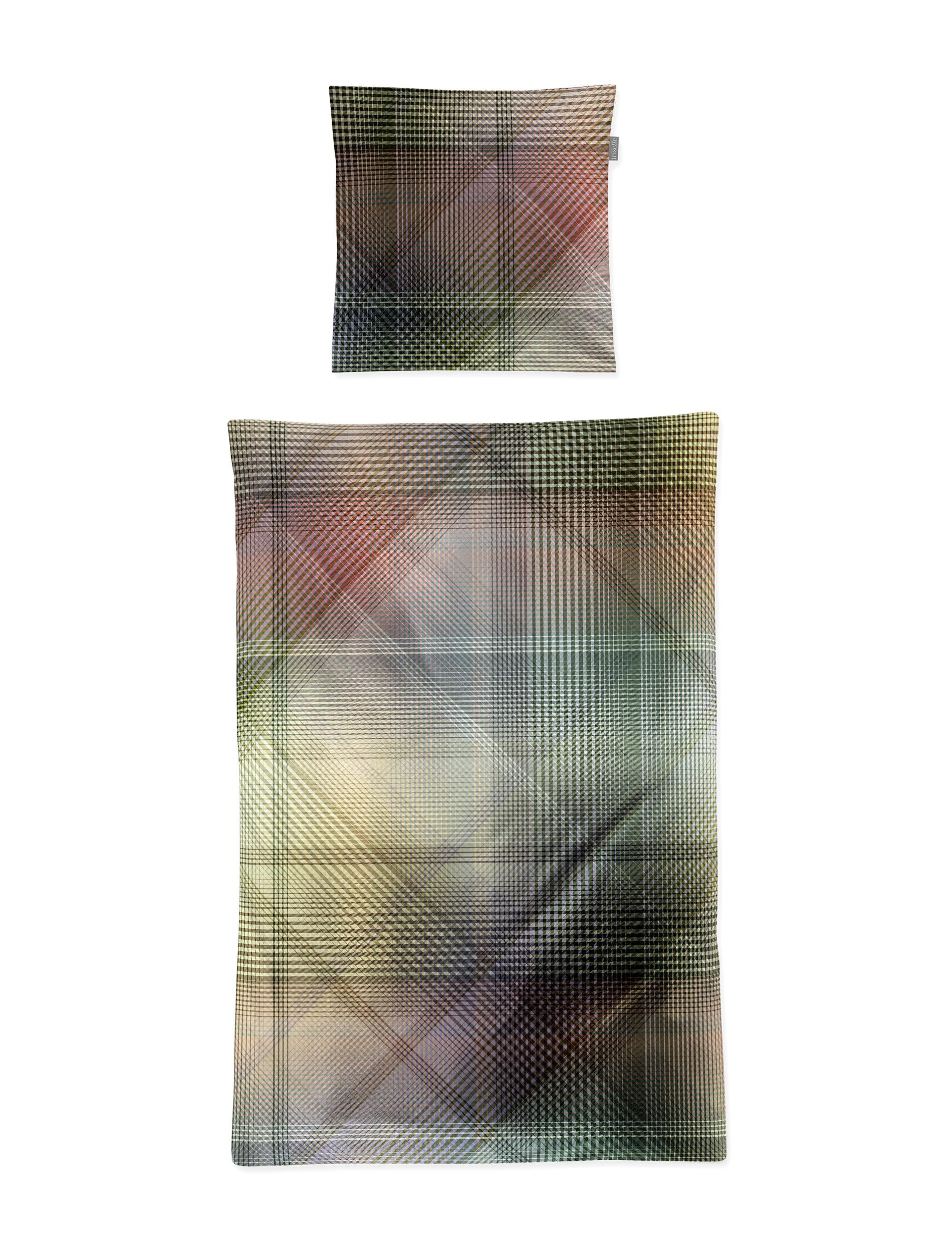 Irisette Mako-Satin Bettwäsche TOKIO ca. 135x200cm in Farbe multi
