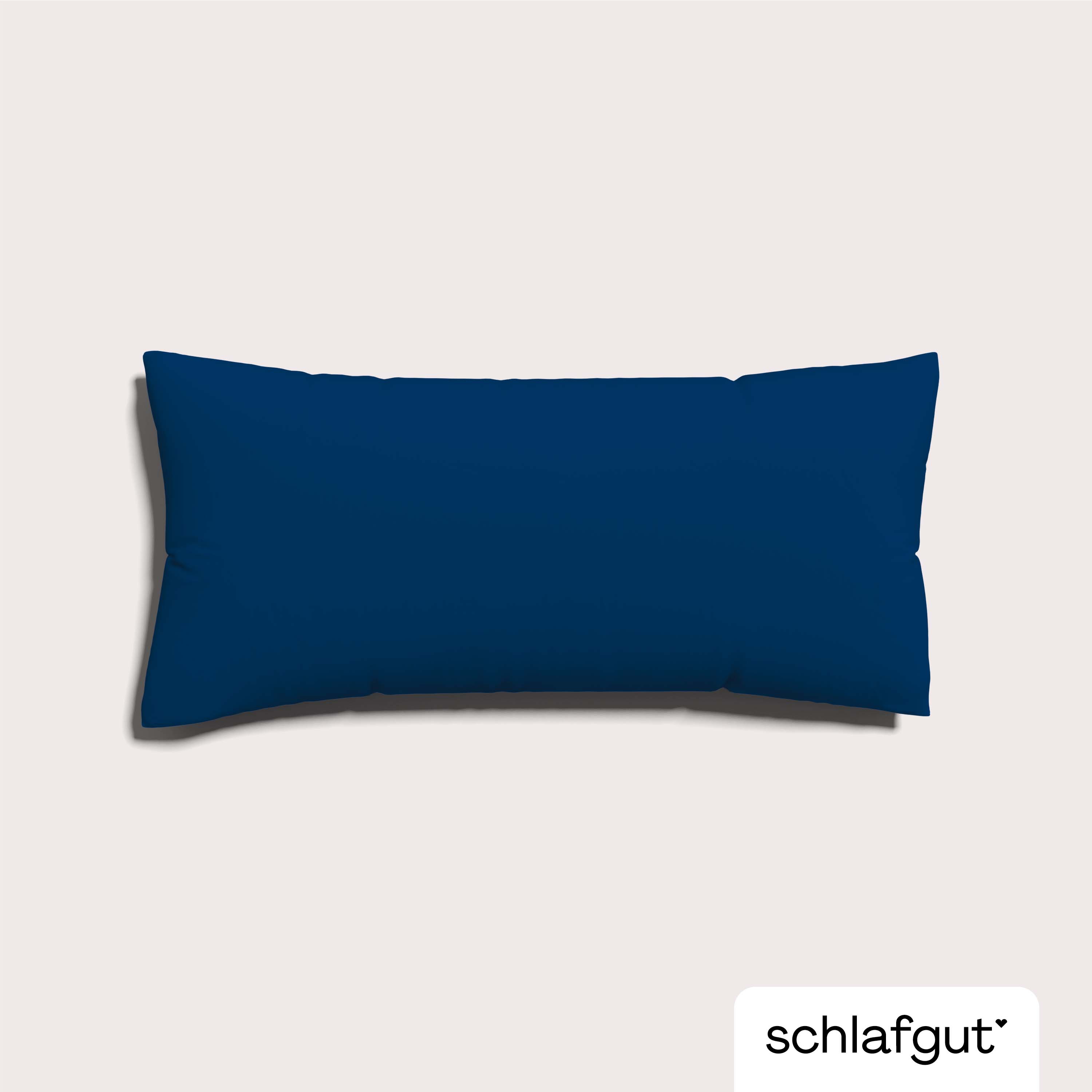 Schlafgut Kissenbezug 40x80 cm KISSENBEZUG in blue deep Schlafgut Kissenbezug 40x80 cm KISSENBEZUG in blue deep, Kissen, Kissenbezug, Sofa Kissen, Dunkelblau, Nackenstütze