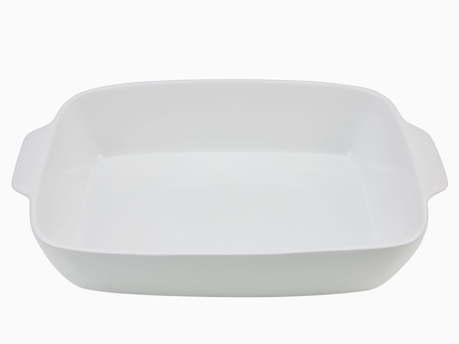 CreaTable Auflaufform Big in Farbe Weiß glänzend