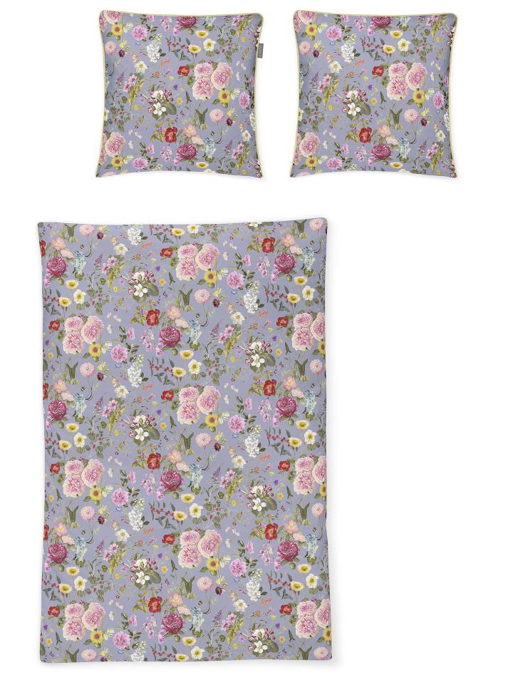 Irisette Bettwäsche GLAMOUR ca. 155x220 cm in Farbe fliede