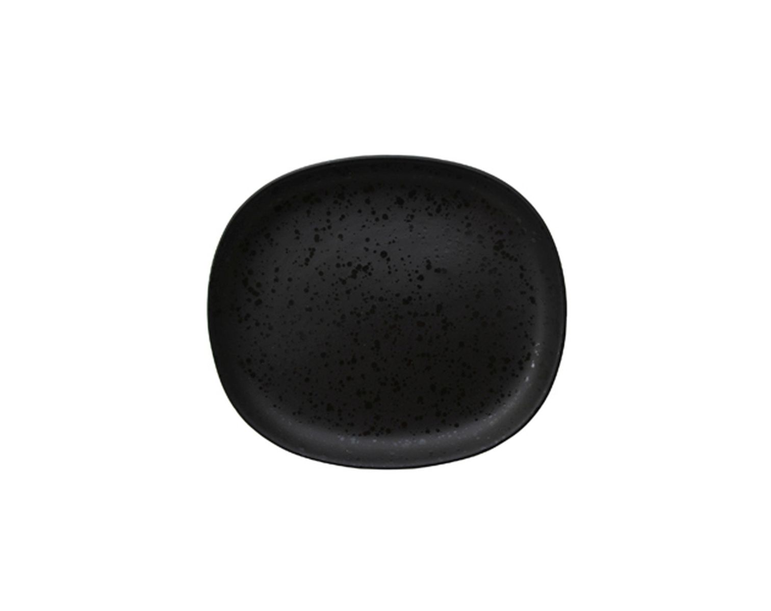 CreaTable Salatteller ORA in Farbe Schwarz matt