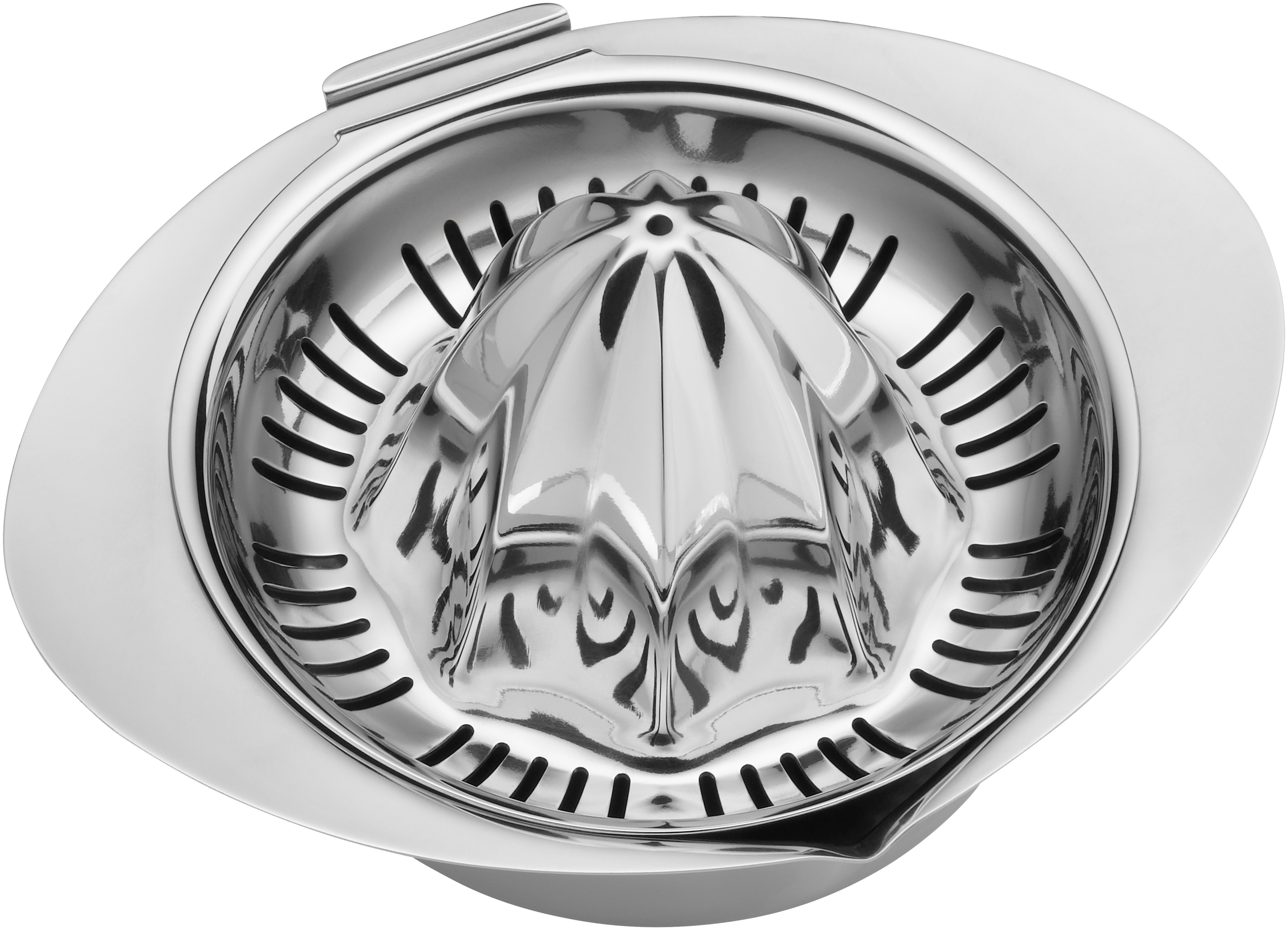 WMF Gourmet Zitronenpresse, 9 cm in poliertem Edelstahl WMF Gourmet Zitronenpresse, 9 cm in poliertem Edelstahl, Waschmaschine, Schleuder, Edelstahl, Korb, Metallisch