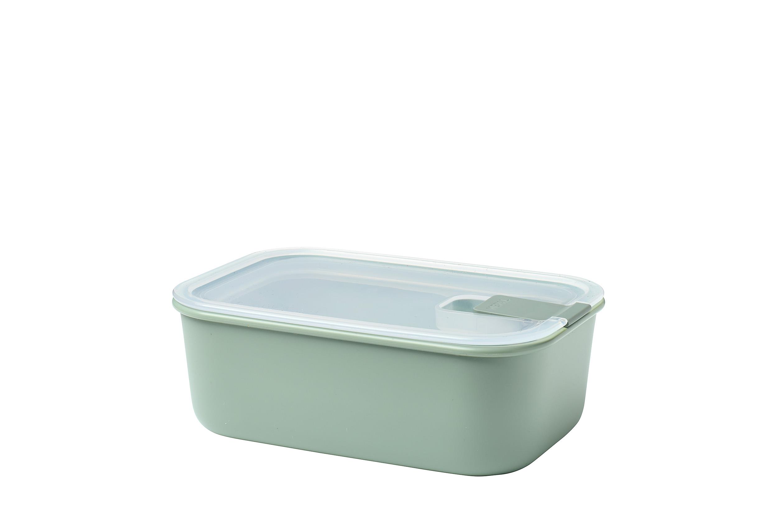 Mepal Frischhaltedose Easyclip1000ml EASYCLIP ca. B19,8 H7 T13,9 cm in Nordic Sage, Lunchbox, Bento, Aufbewahrungsbox, Kunststoff, Glasdeckel