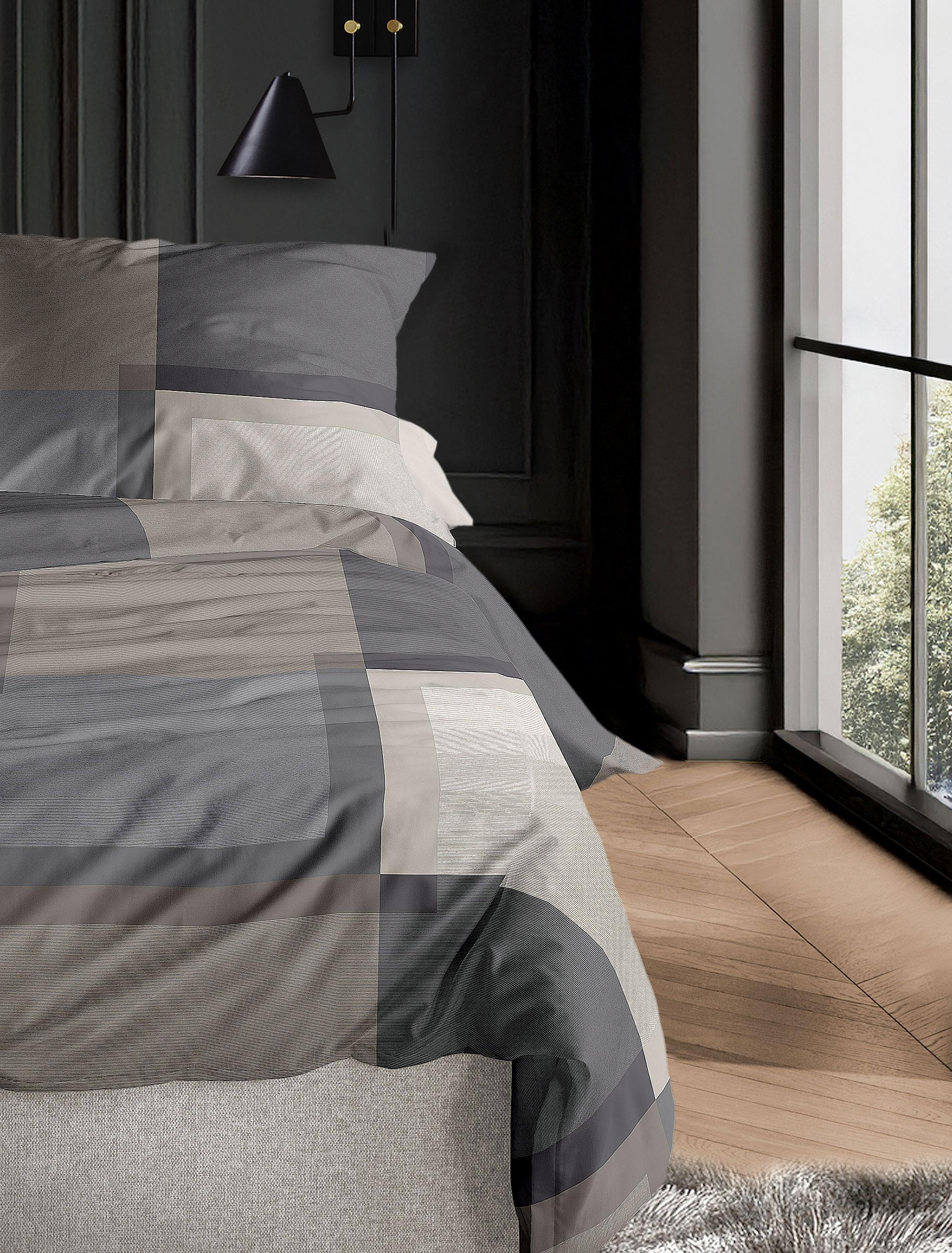 Irisette Mako-Satin Bettwäsche WAVE ca. 135x200cm in Farbe natur Irisette Mako-Satin Bettwäsche WAVE ca. 135x200cm in Farbe natur, Drinnen, Innenarchitektur, Mobiliar, Bett, Bettlaken