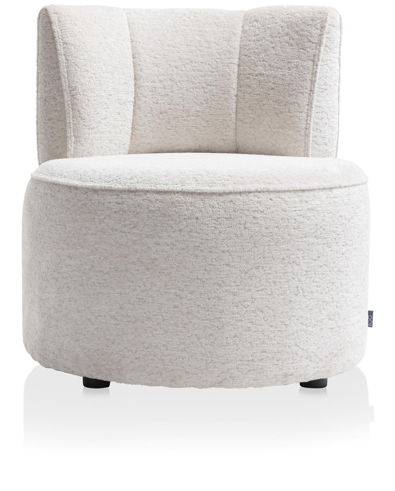 Coco Maison Sessel COCO MAISON ca. B71 H74 T71 cm in Stoff creme