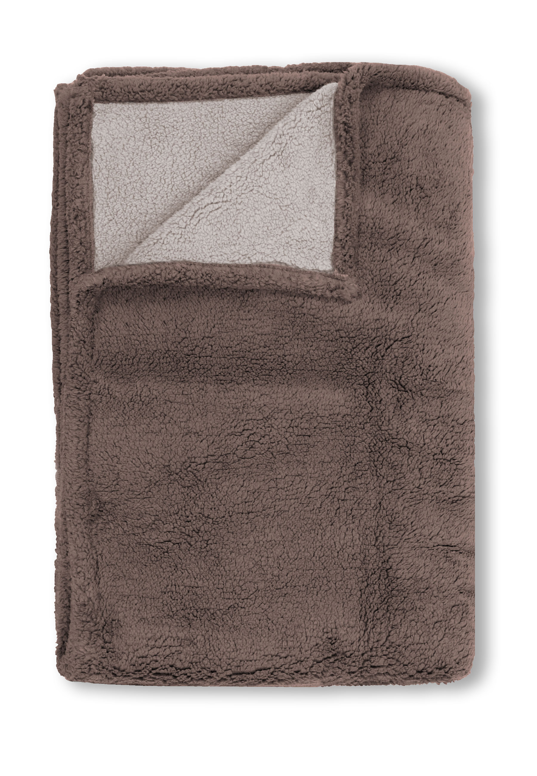 Biberna DECKE-Wohndecke ca. 150x200cm in Farbe Topas / Mocca, Dekoration für Zuhause, Teppich, Zubehör, Tasche, Handtasche