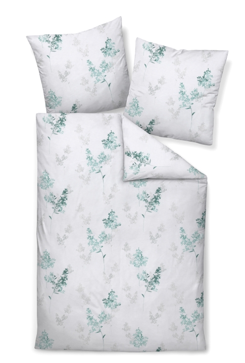 Janine Design Bettwäsche DAVOS ca. 155x220cm in Farbe jadegrün