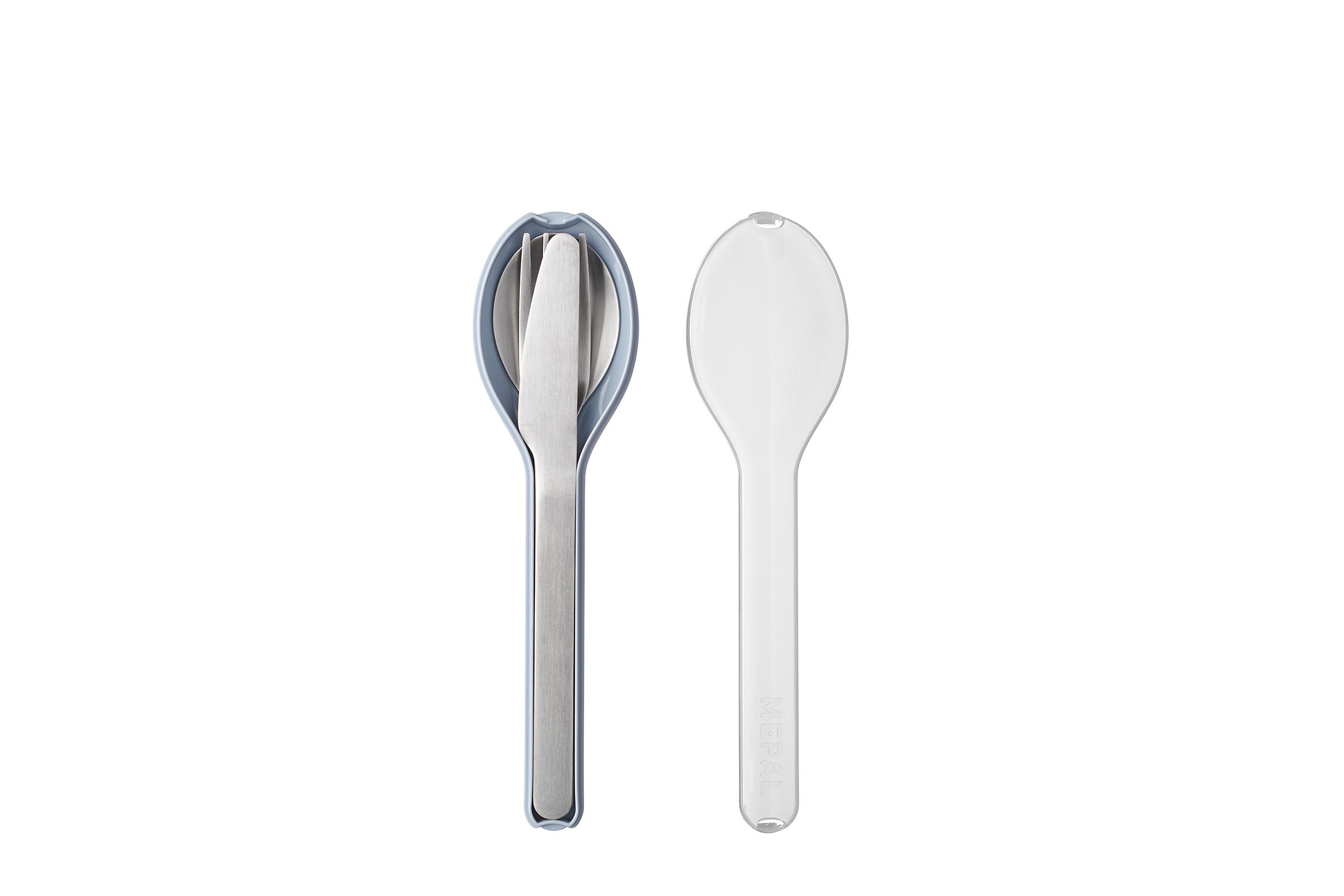 Mepal Besteckset Ellipse 3-teilig in Farbe Nordic Blue Mepal Besteckset Ellipse 3-teilig in Farbe Nordic Blue