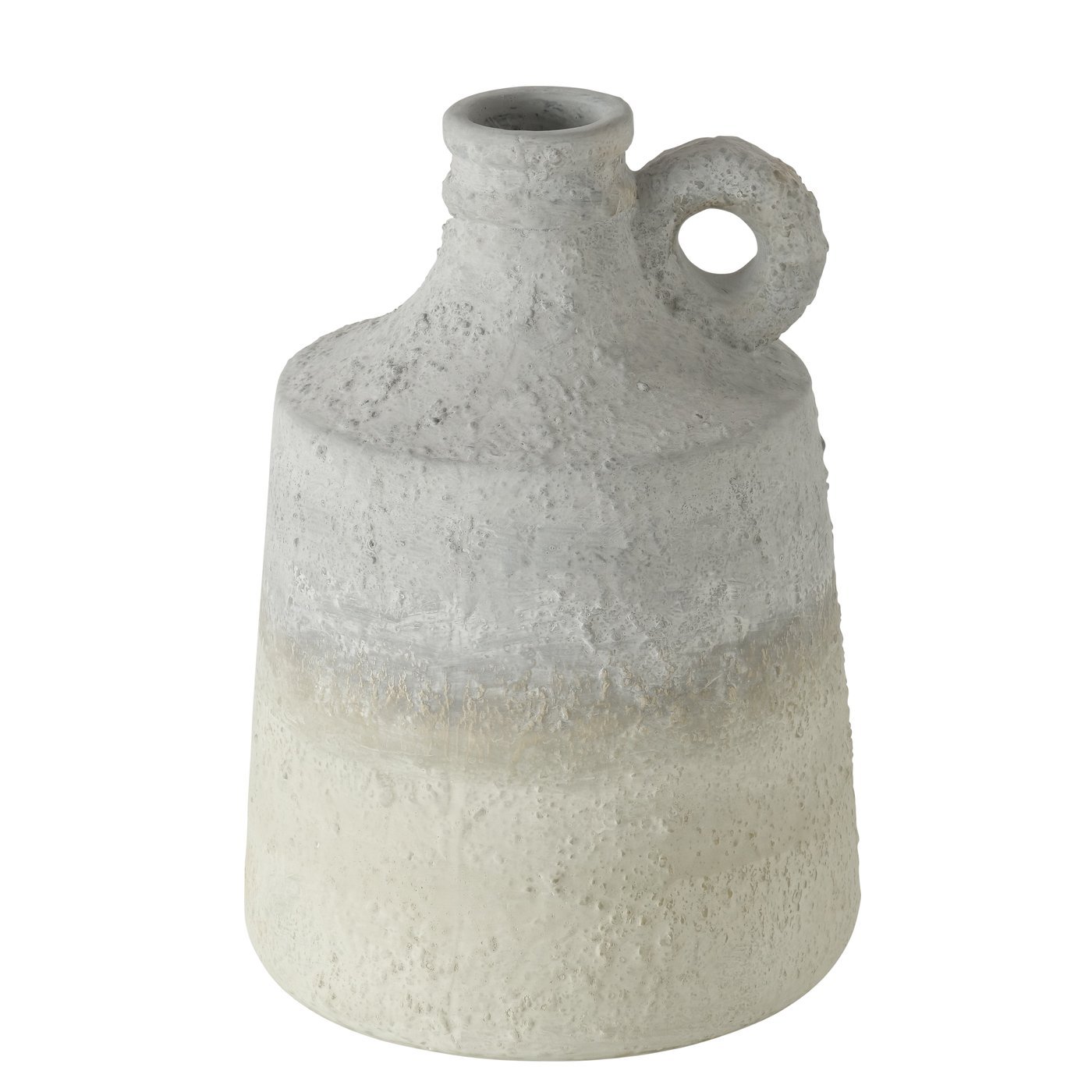 Boltze Vase Zemento ca. 18 x 26 cm in Porzellan grau