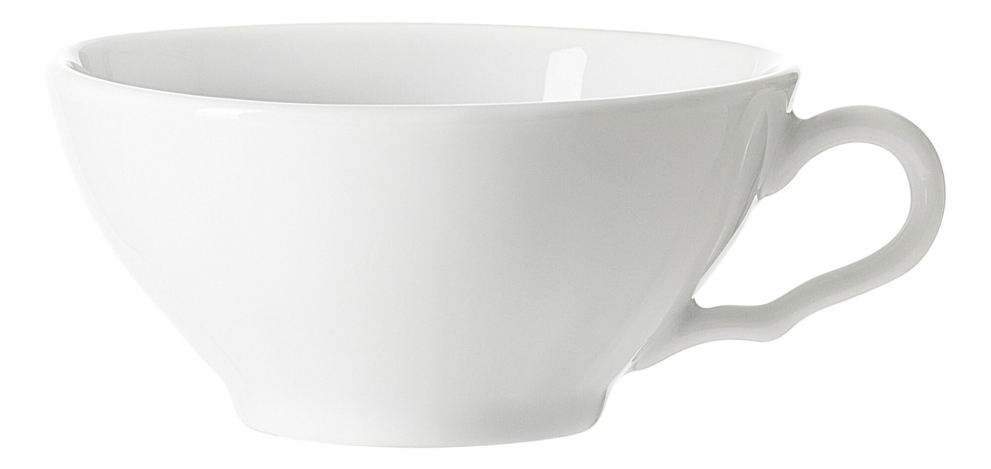 Ritzenhoff & Breker Tee-Obertasse OSTFRIESE 100ml aus Porzellan weiß, Tasse, Porzellan, Weiß, Henkeltasse, Schüsselrandlos
