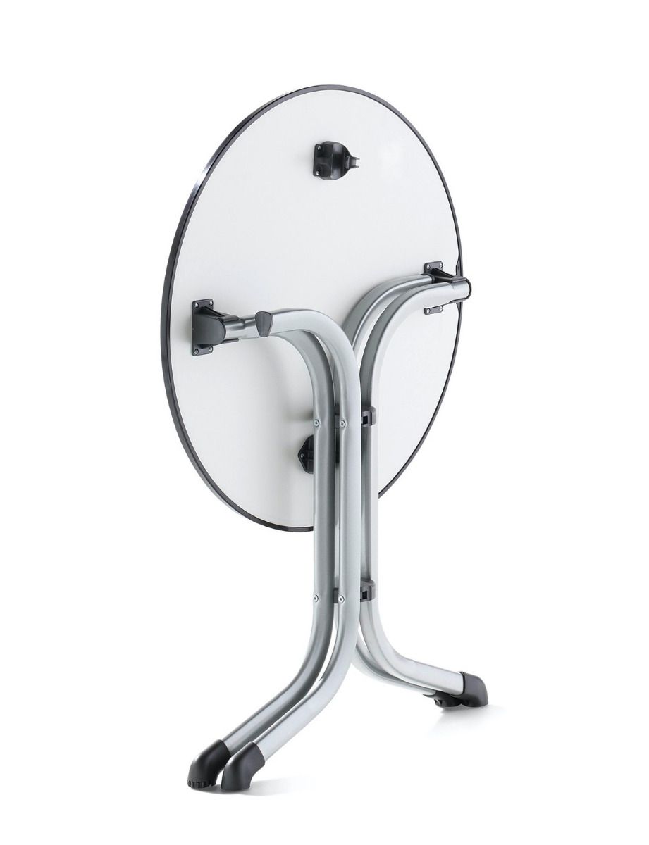 Klapptisch Vivodur Ø ca. 68cm in graphit/Schiefer anthrazit