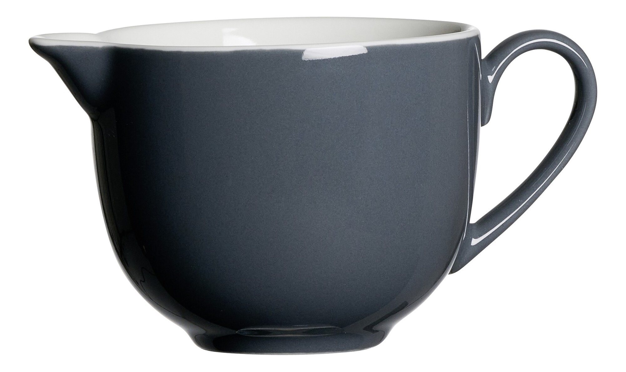 Ritzenhoff & Breker Milchgießer 180ml DOPPIO aus Porzellan anthrazit