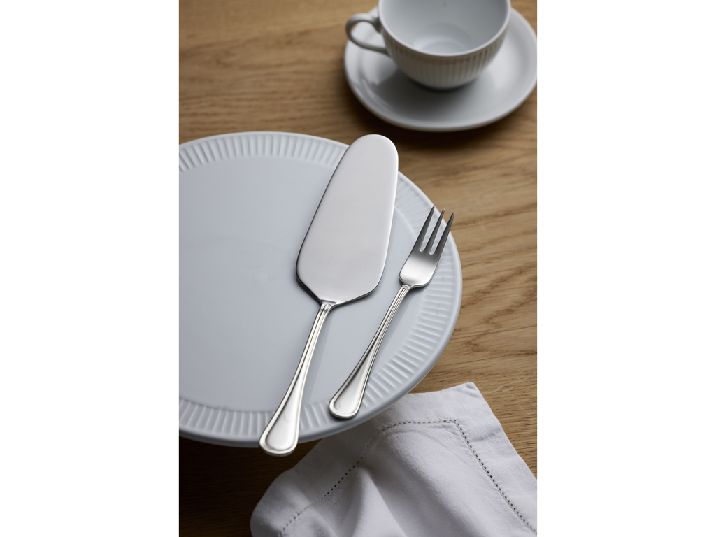 F&H Kuchengabel GENSE OXFORD in Farbe Metall