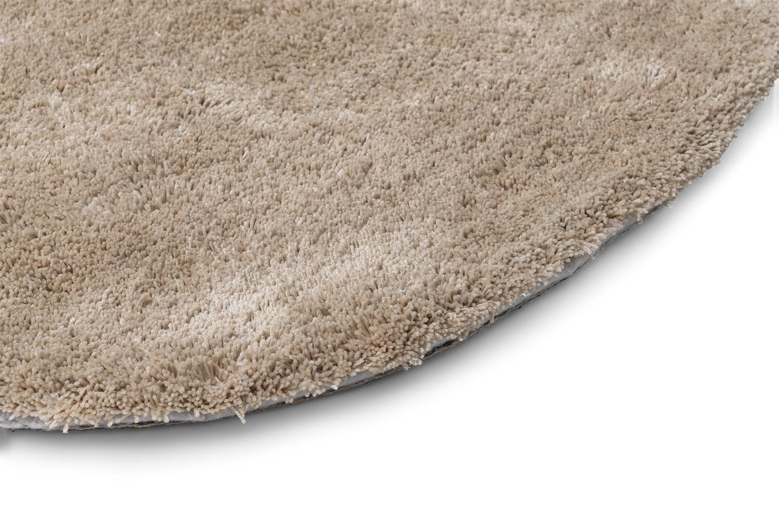 Coco Maison Teppich COCO MAISON in Timeless Arawood beige, Teppich, Kuschelig, Rund, Beige, Samtig